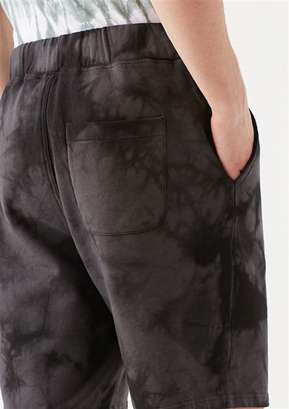 06668034047 Baskılı Örme Şort