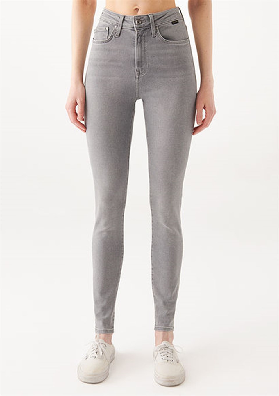 10098033901 Serenay Grey Gold Shape Jean Pantolon