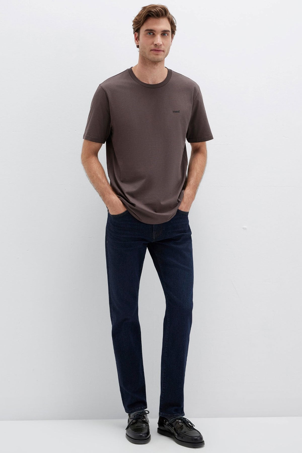 26y Mavi Baskılı Tişört