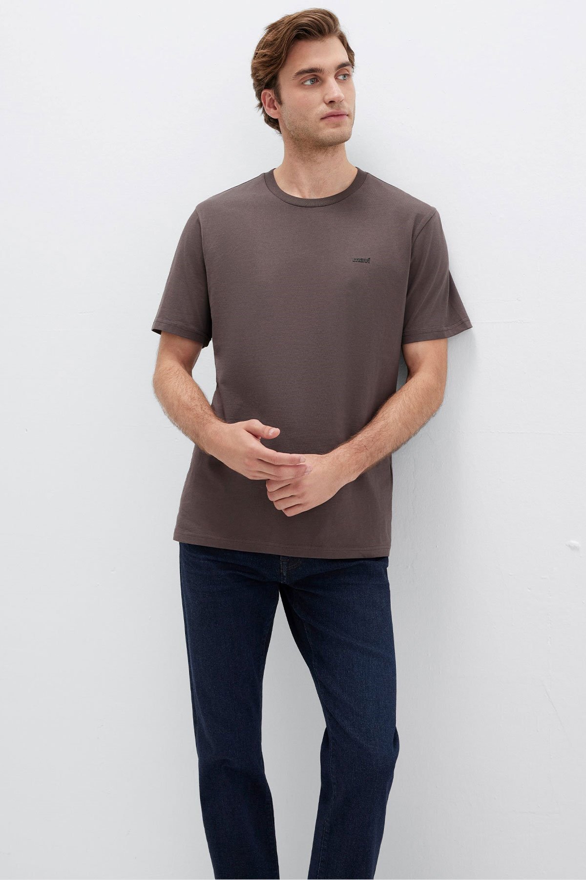 26y Mavi Baskılı Tişört