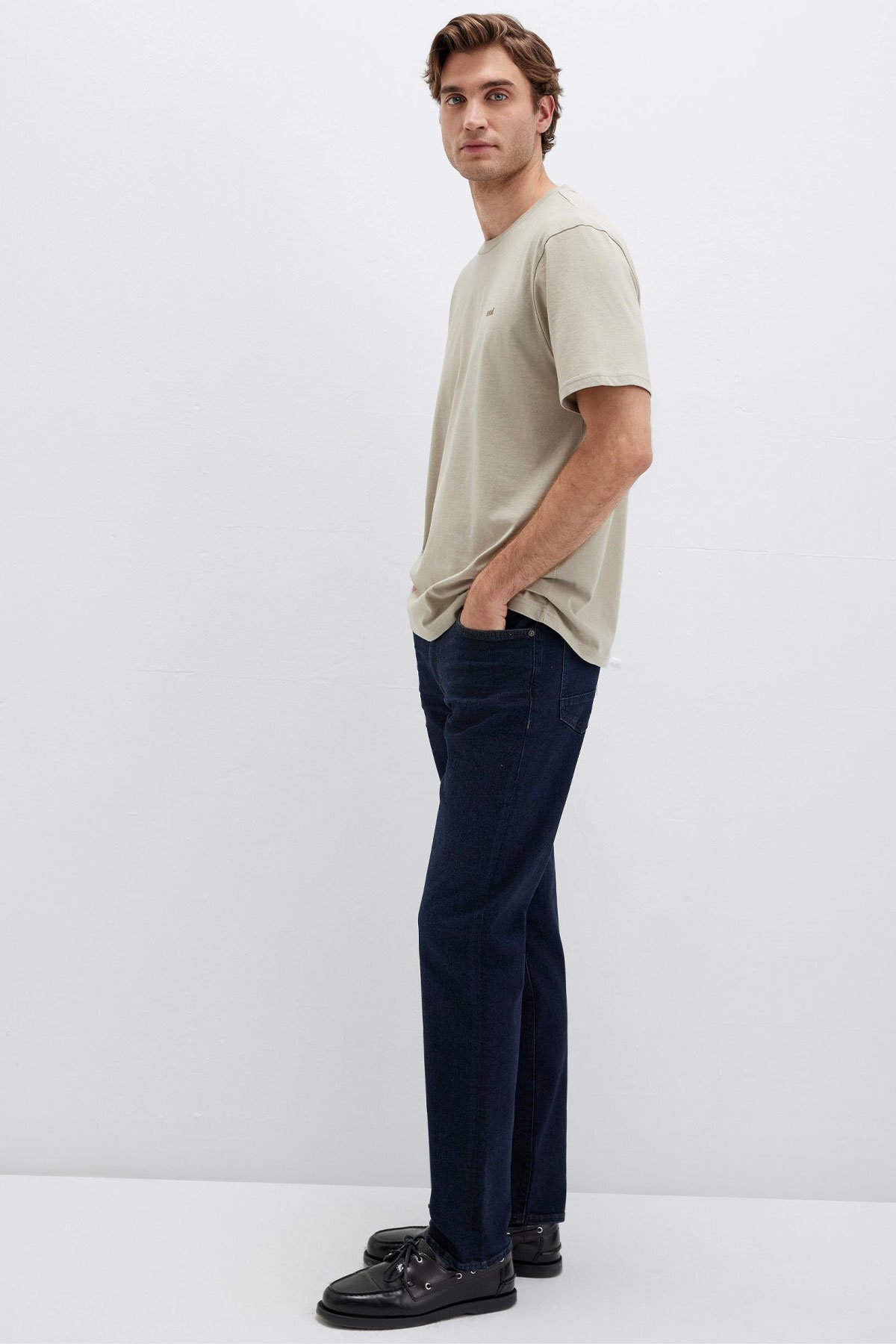 26y Mavi Baskılı Tişört