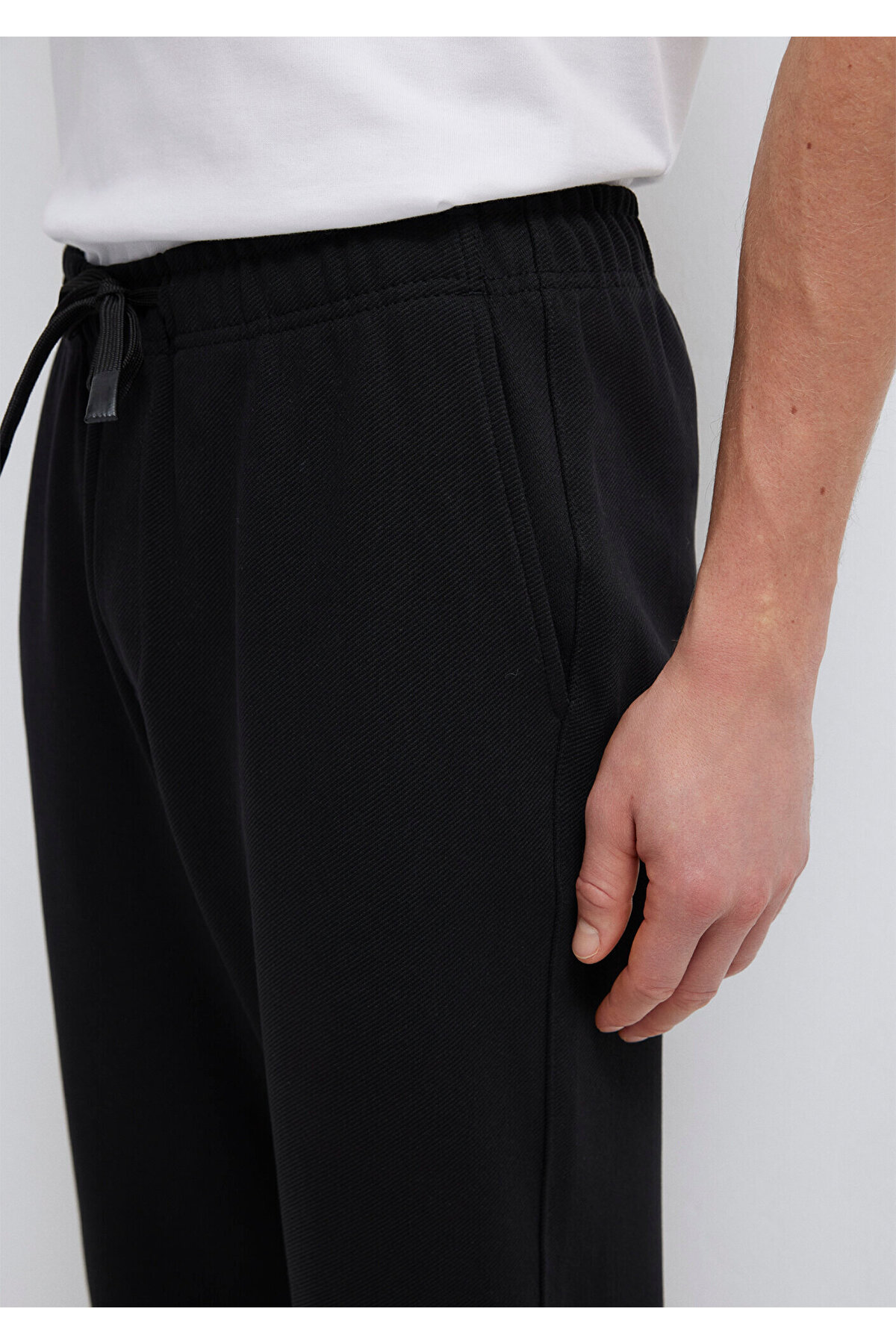 26y Örme Pantolon Siyah