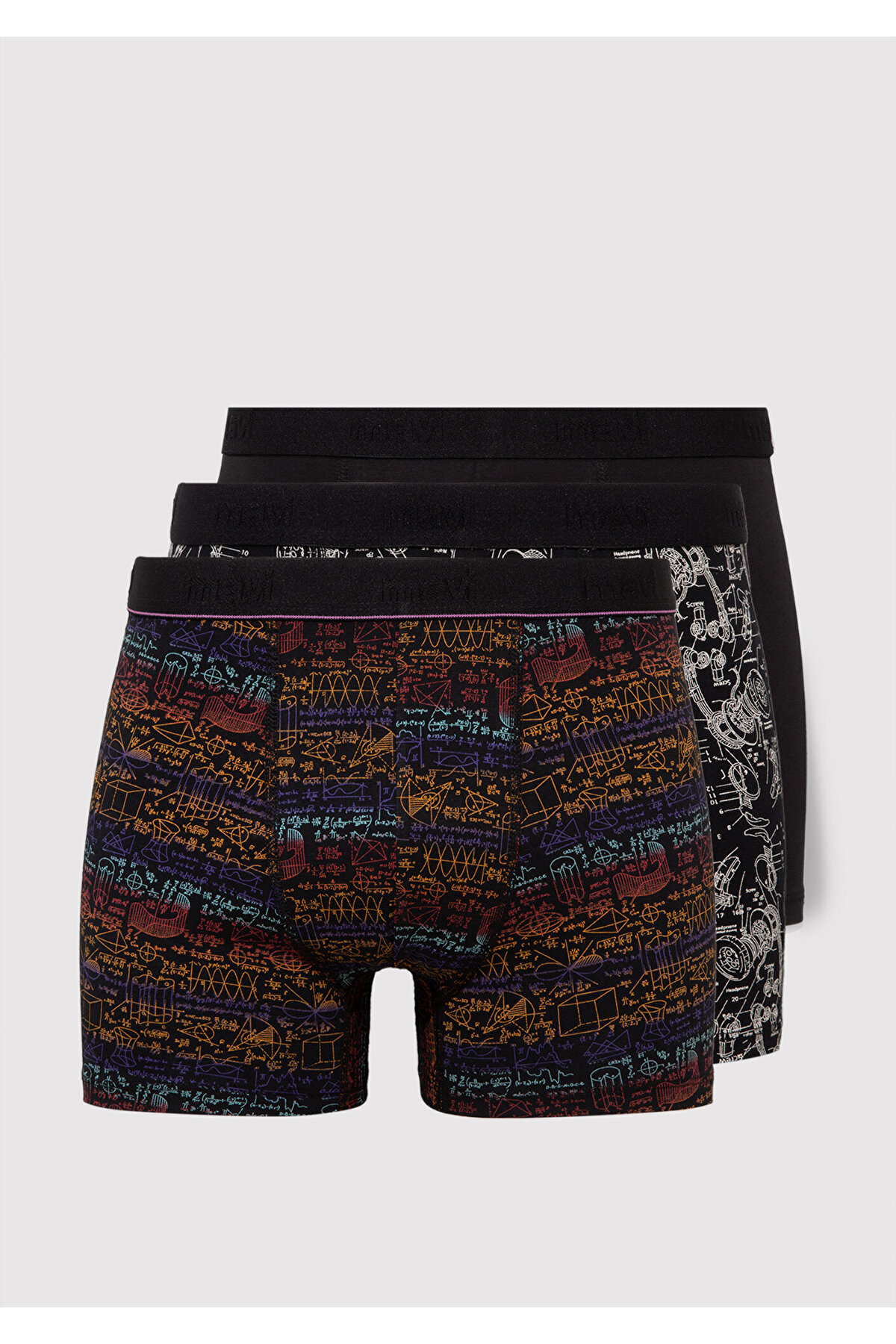 3lü Baskılı Siyah Boxer 0911420-900