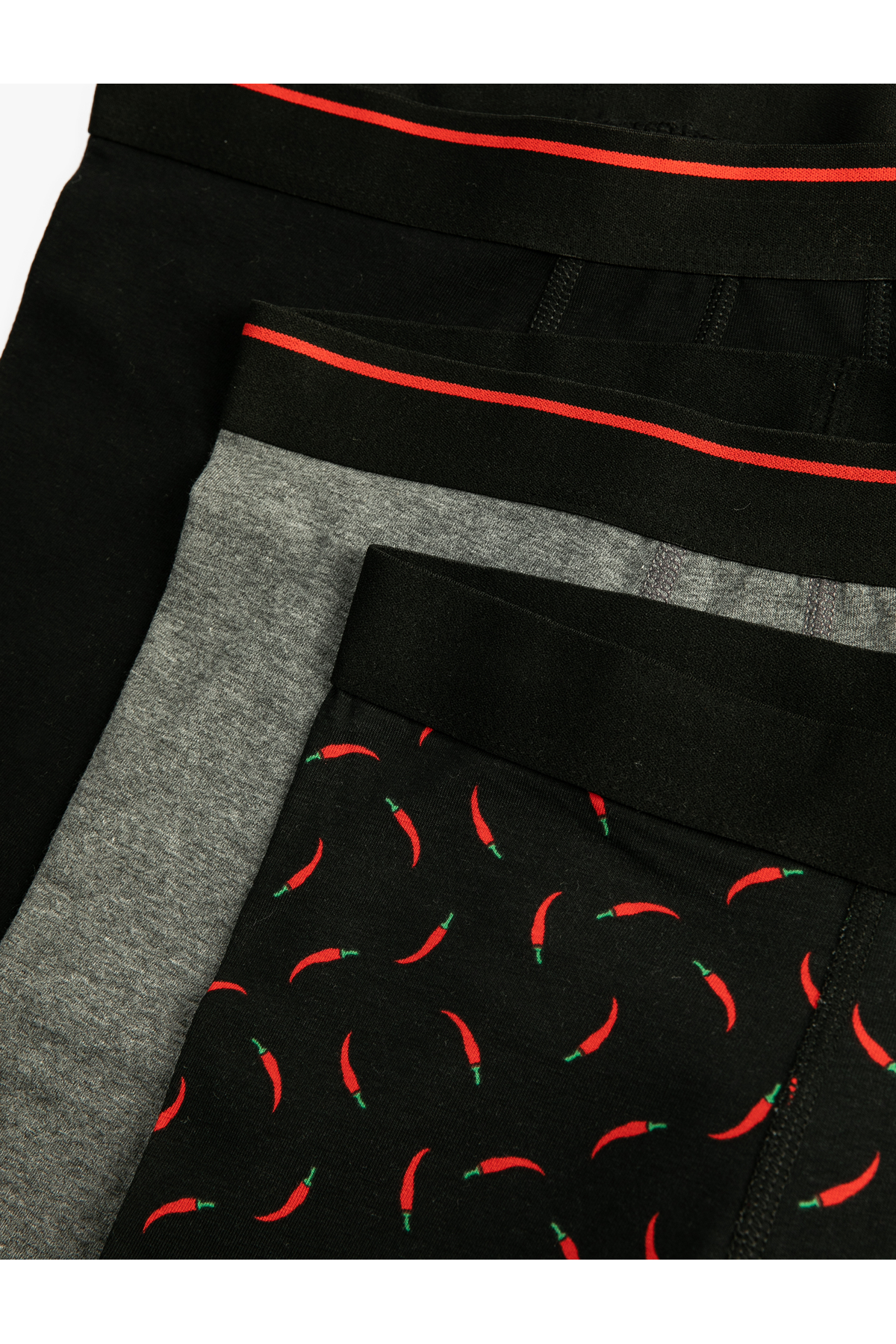 3'lü Boxer Seti Baskılı