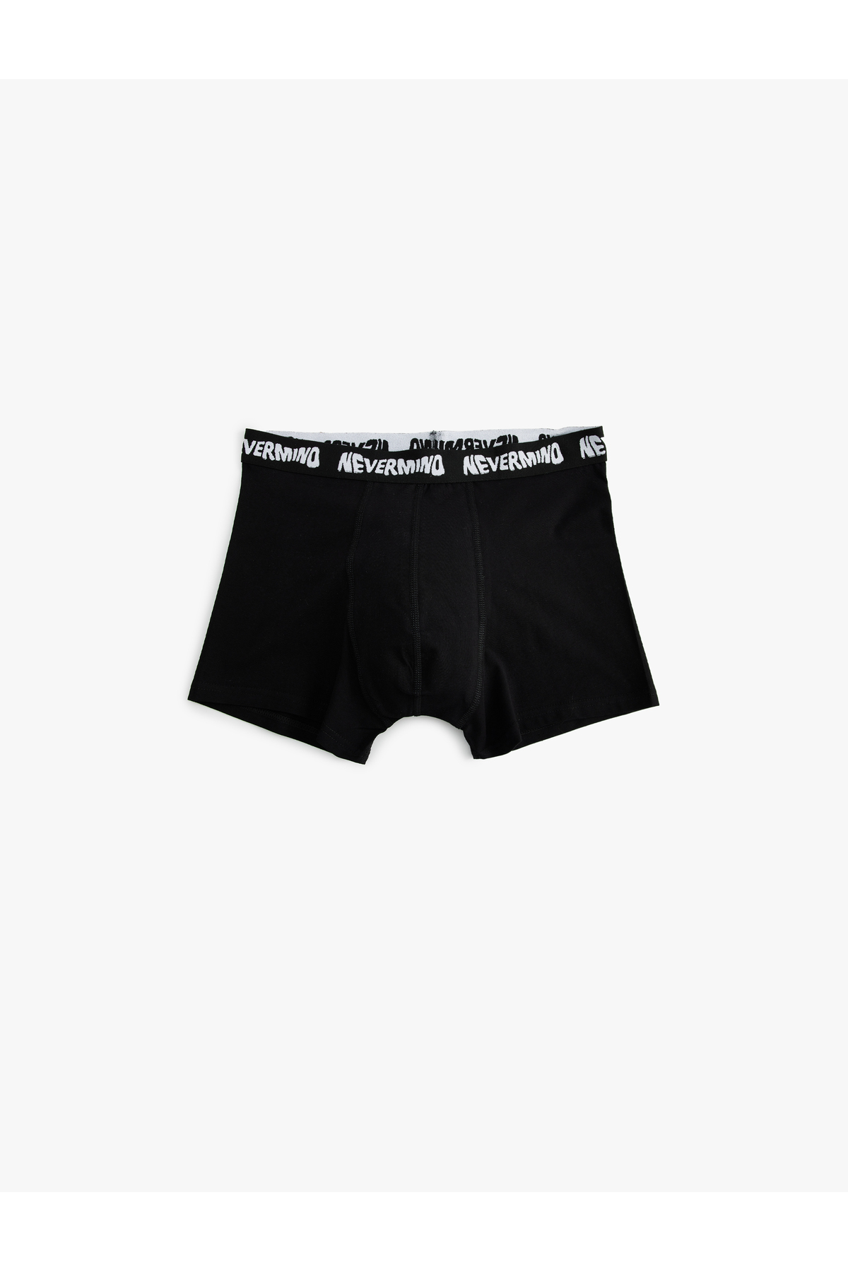 3'lü Boxer Seti Oversize Slogan Baskılı Pamuklu