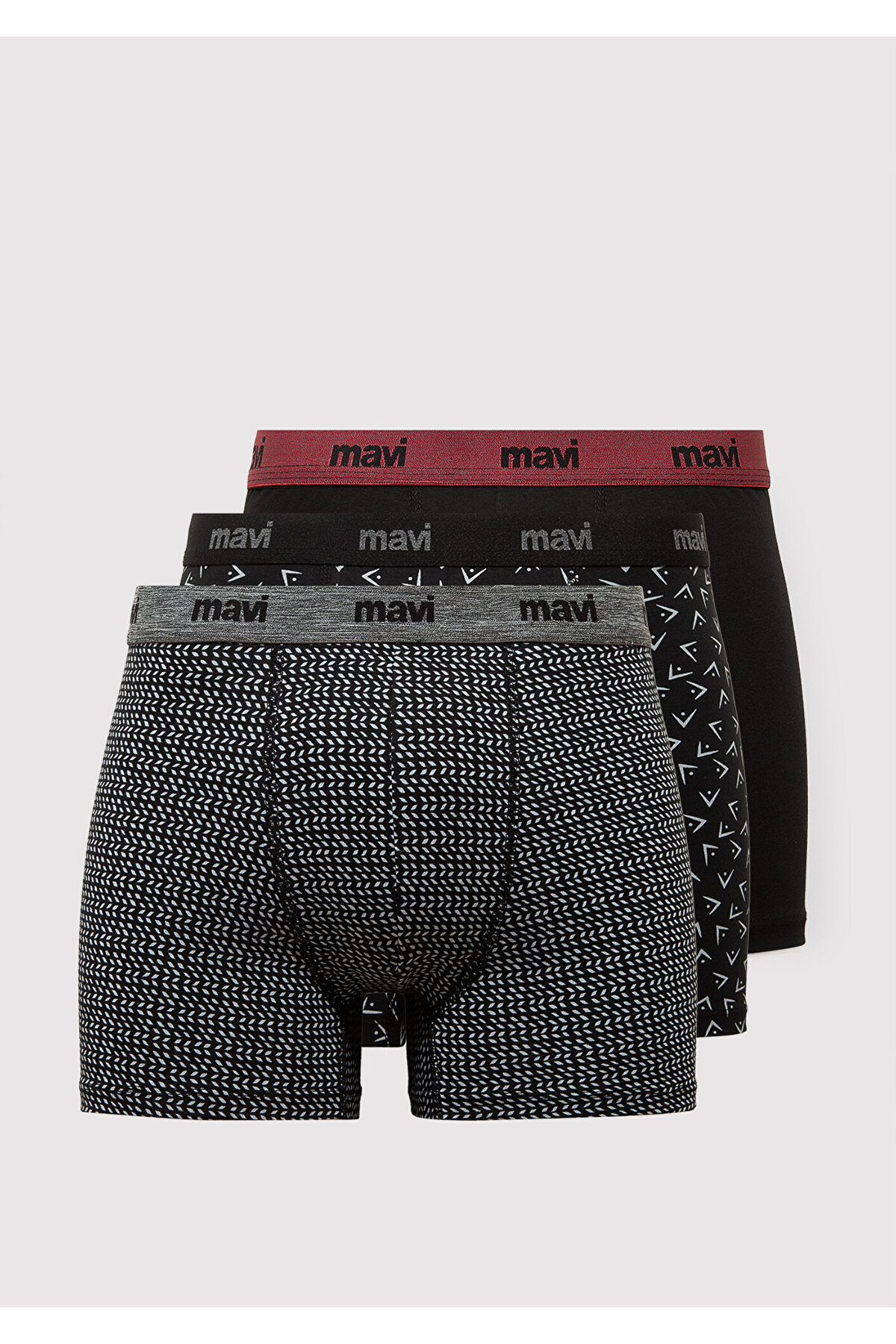 3'lü Paket Boxer Siyah