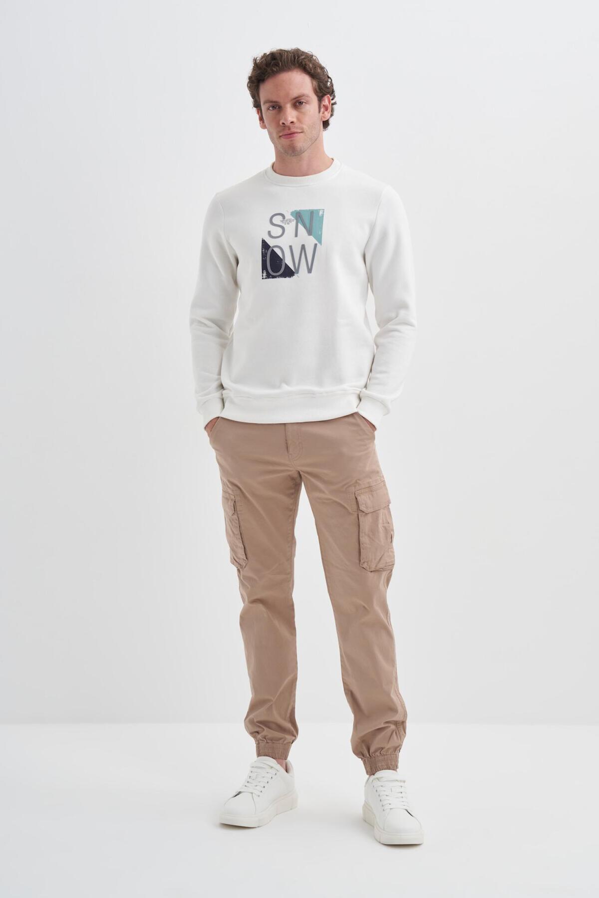 5138 Erkek 3 Iplik Sweatshirt