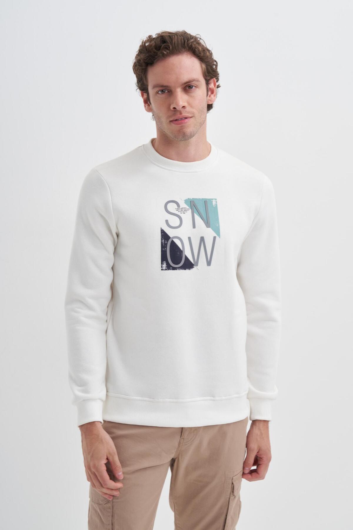 5138 Erkek 3 Iplik Sweatshirt
