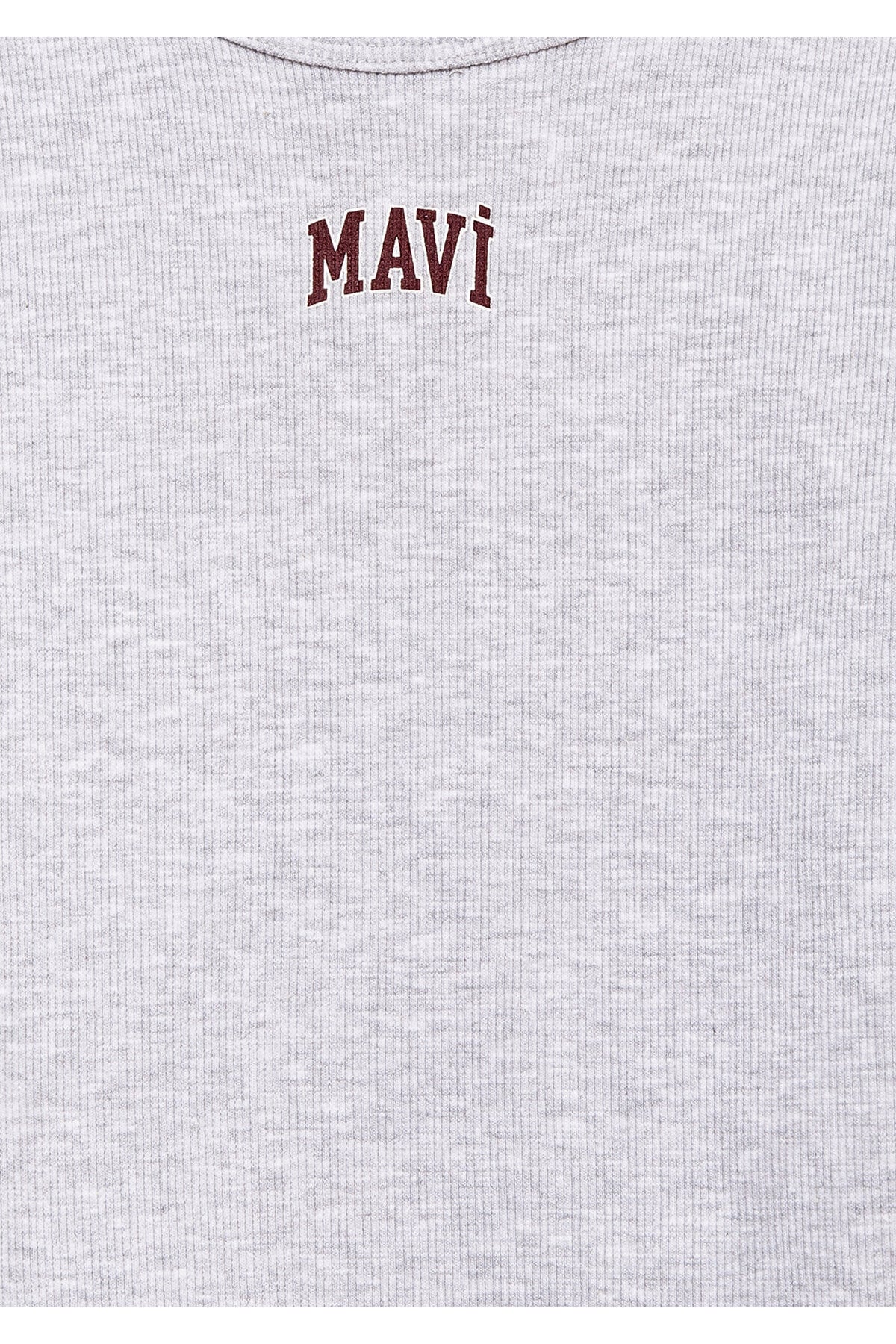 Açık Gri Kız Çocuk T-Shirt M7610350-88467
