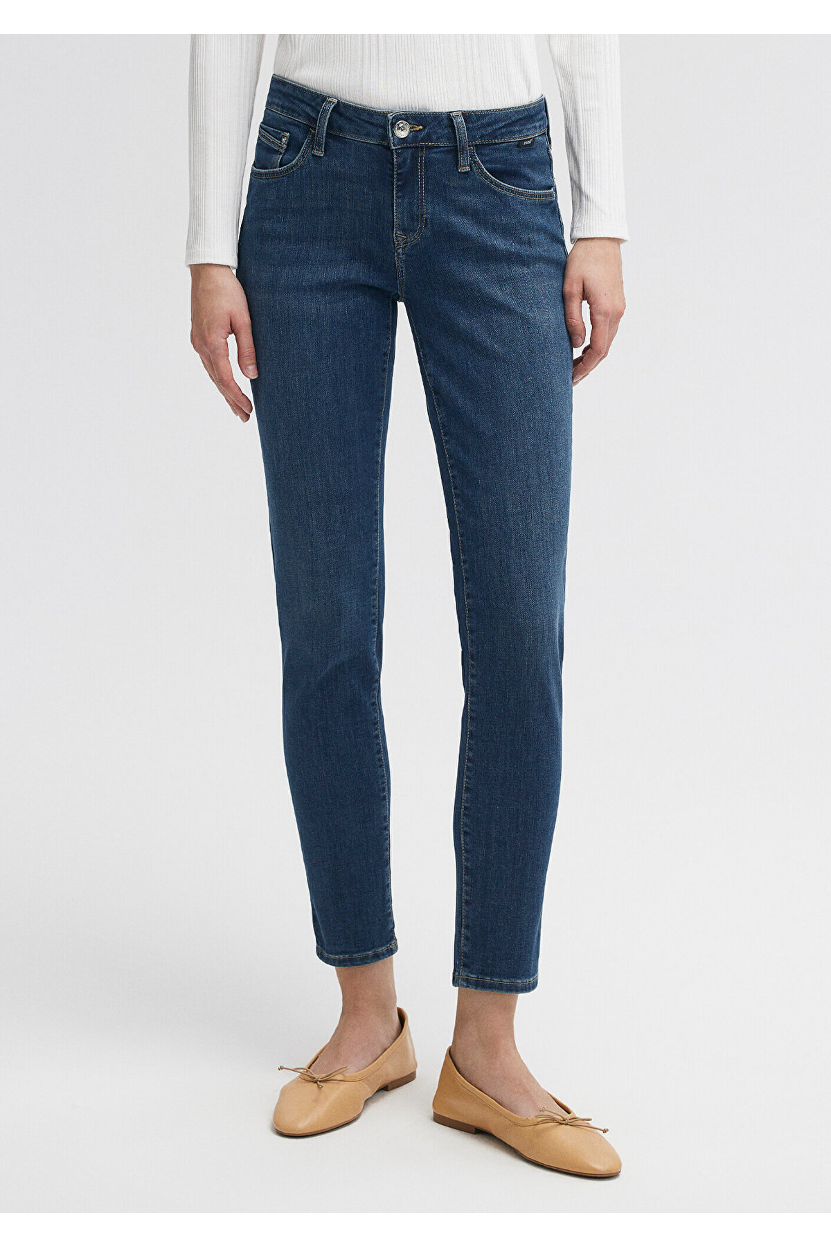 Ada Everyday Vintage Koyu Jean Pantolon 1020535596