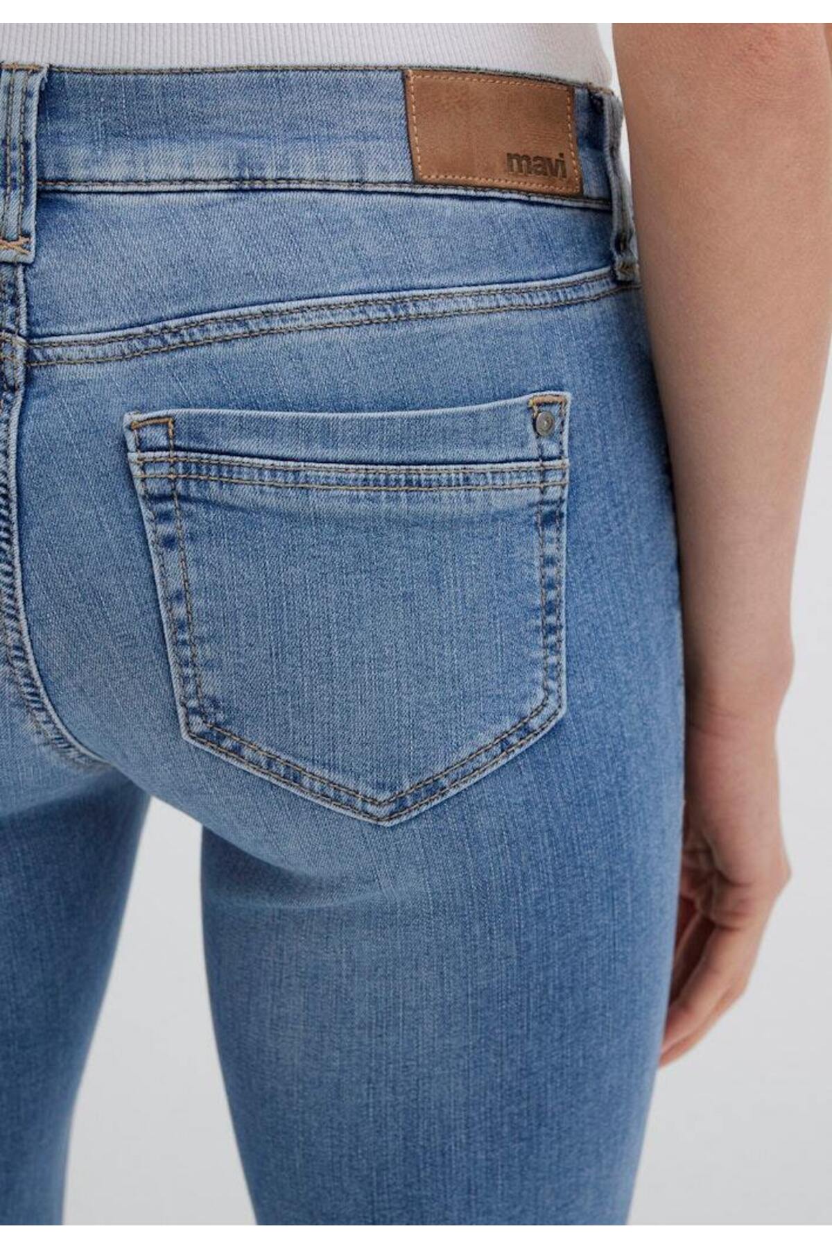 Adriana Lt Shaded Jean Pantolon Skinny/Normal Bel/Dar Paça 1072890054