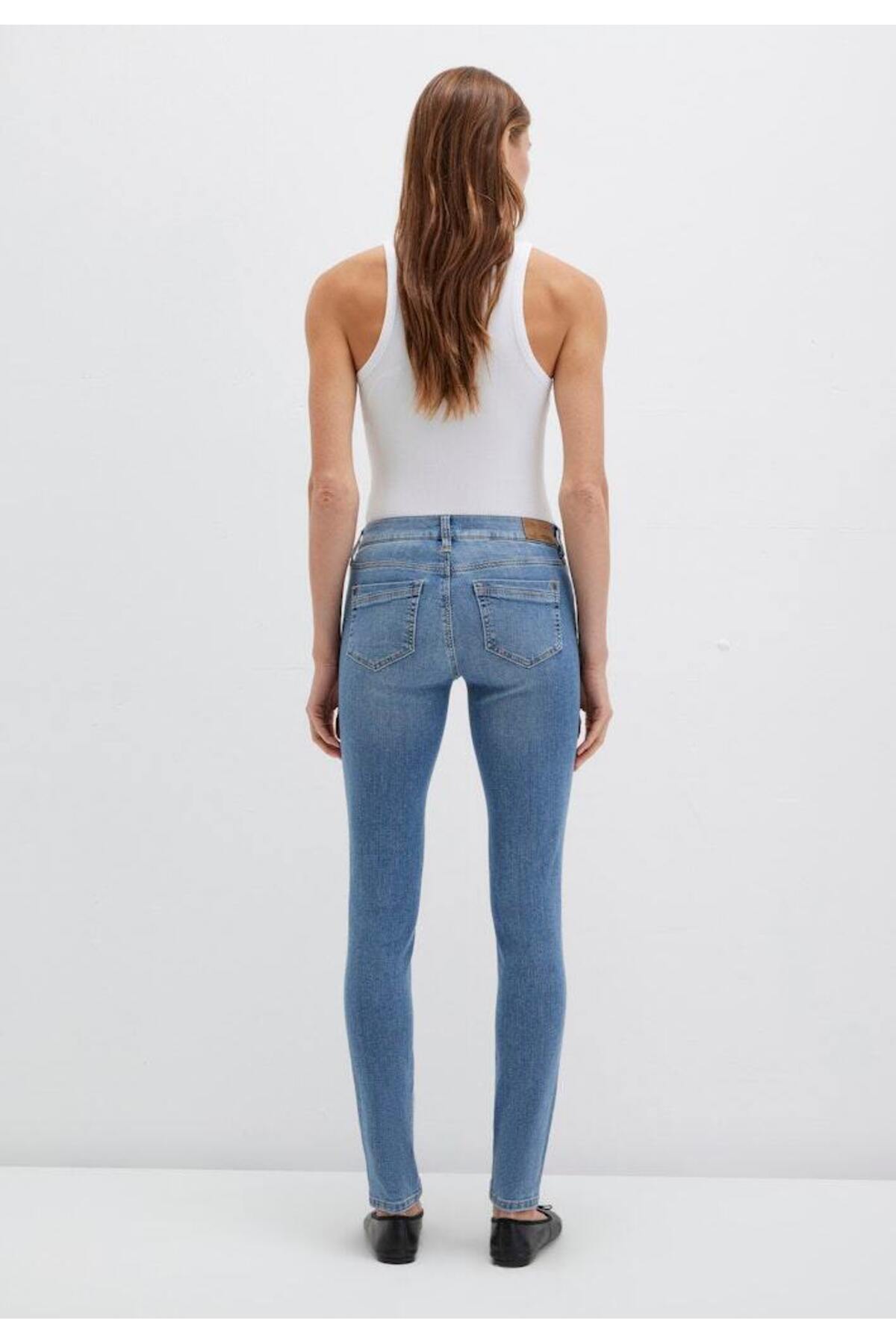 Adriana Lt Shaded Jean Pantolon Skinny/Normal Bel/Dar Paça 1072890054