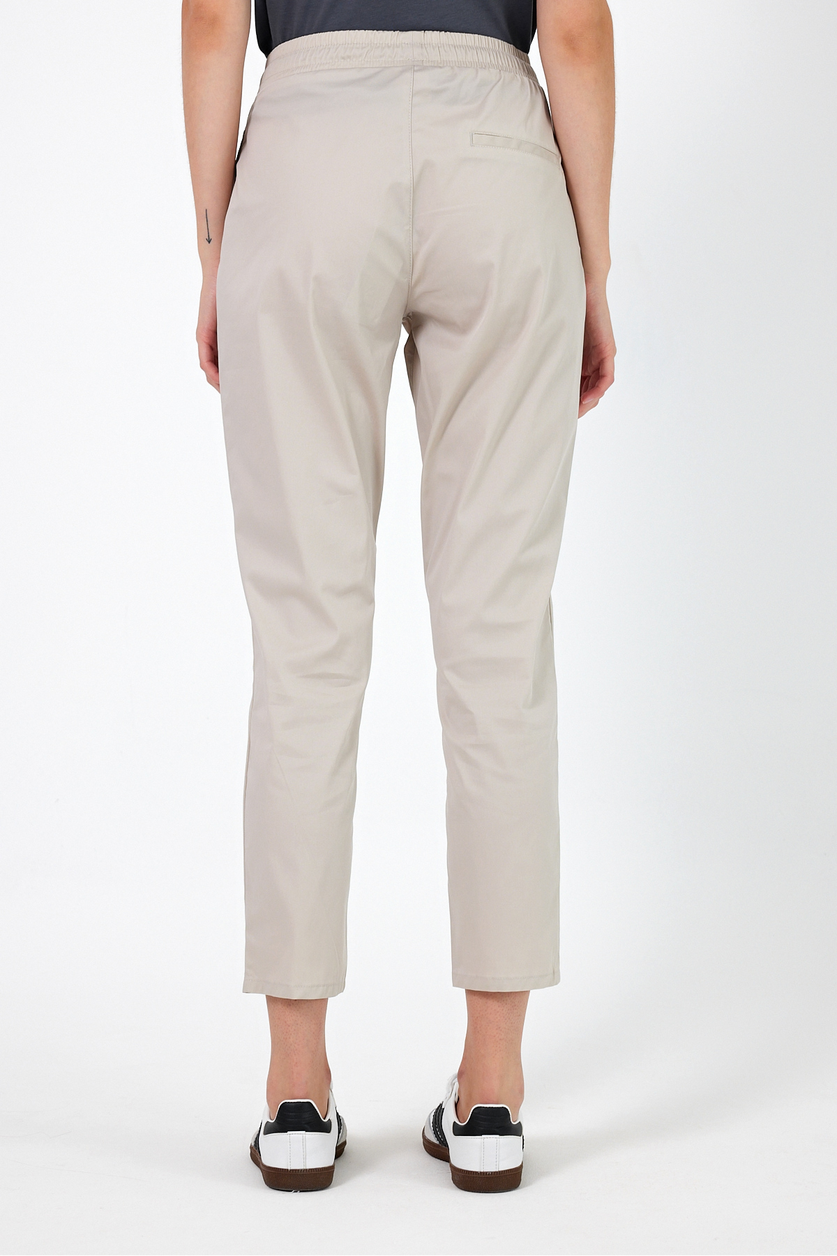 Alian Beli Lastikli Gabardin Pantolon - TAŞ