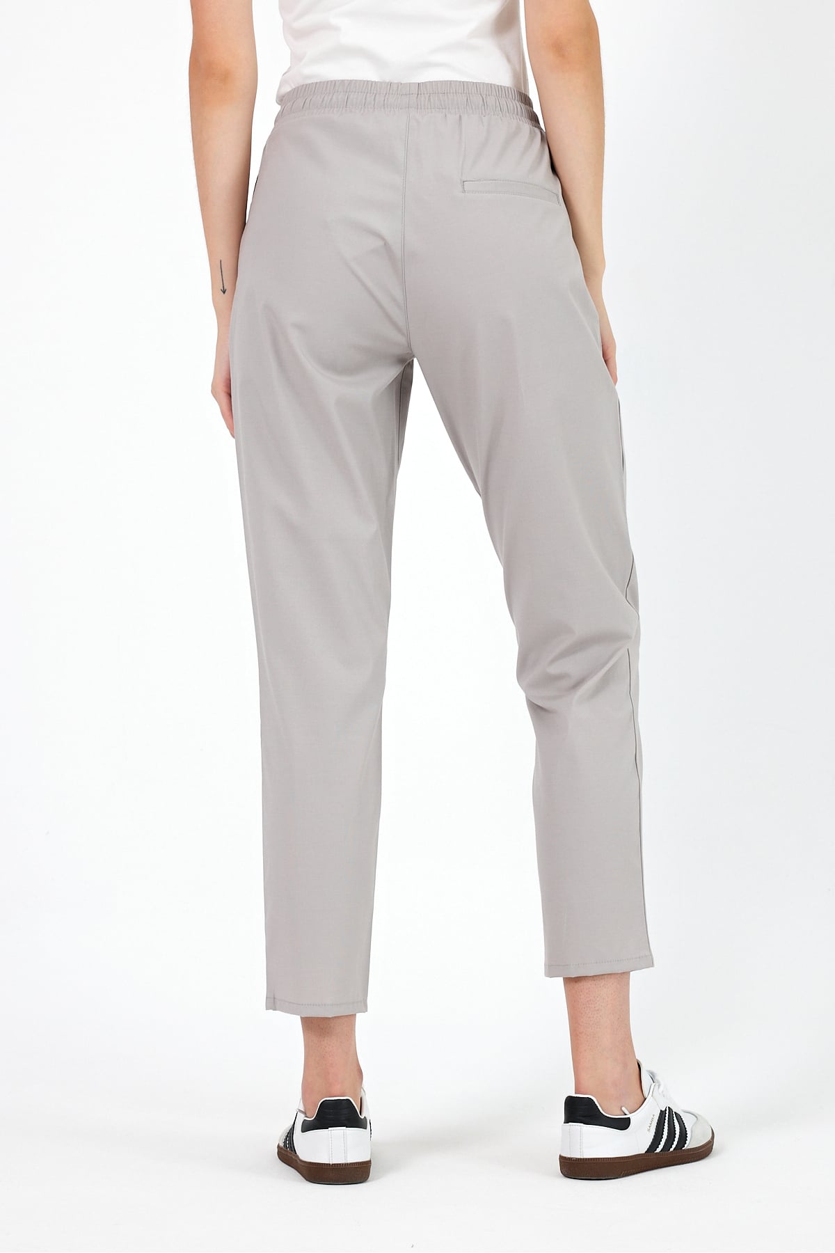Alian Beli Lastikli Summer Gabardin Pantolon