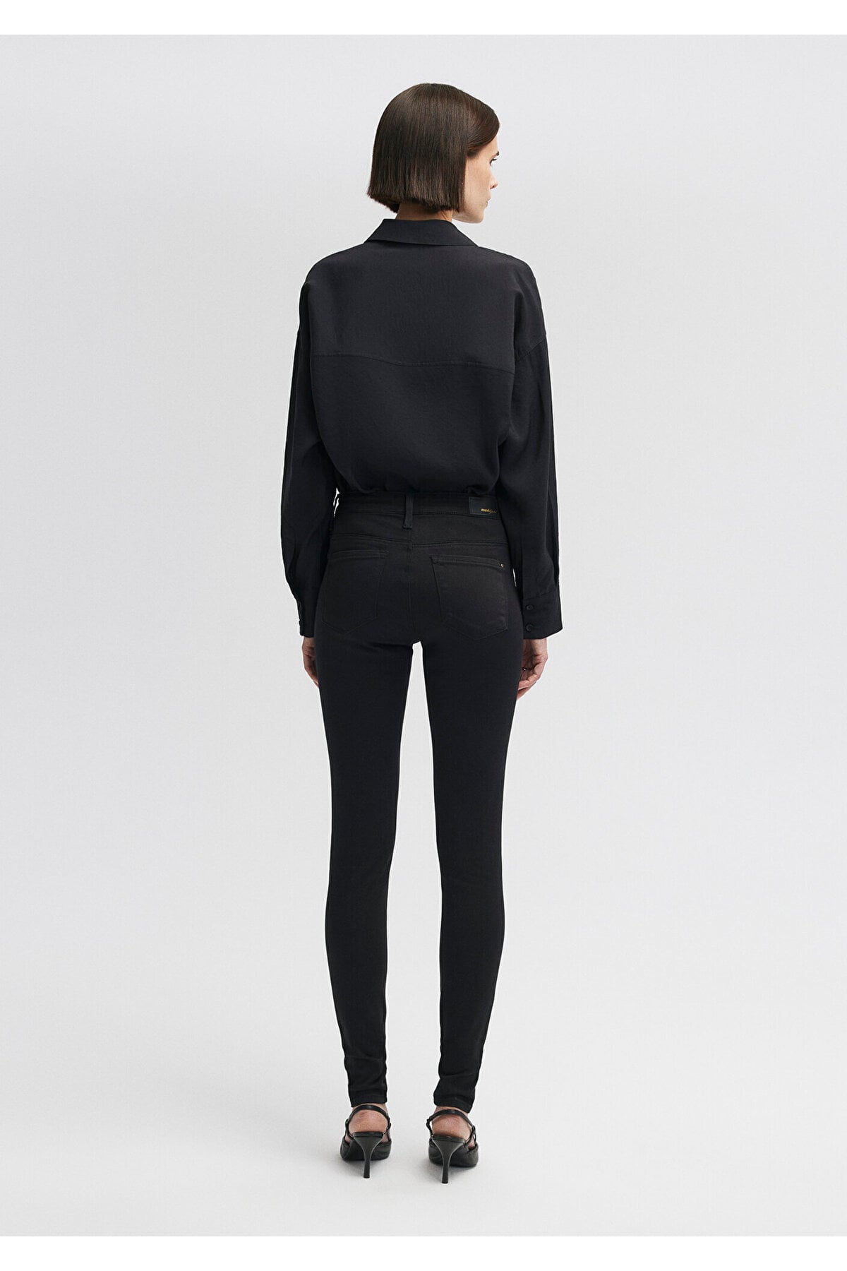 Alıssa Black Gold Jean Pantolon