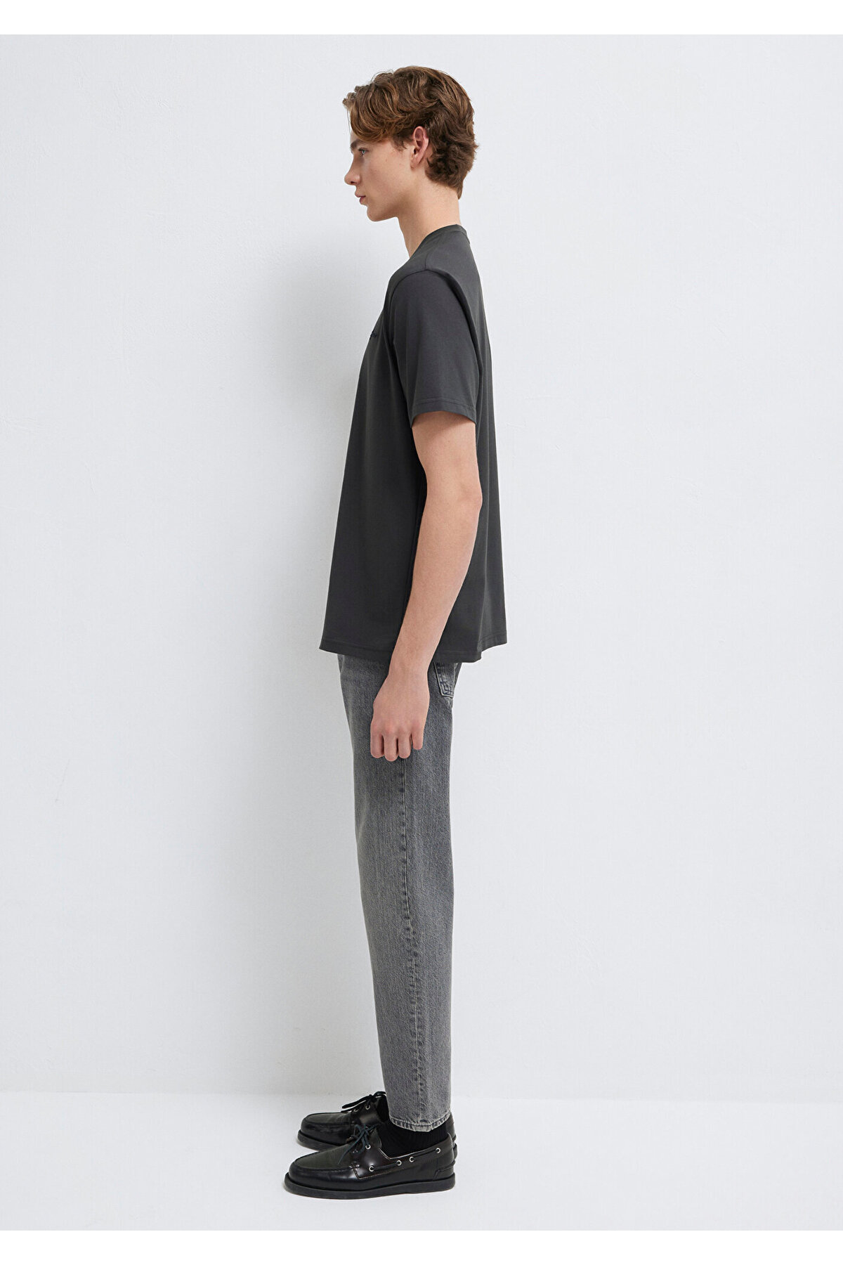Antrasit Erkek T-shirt M0612733-70092