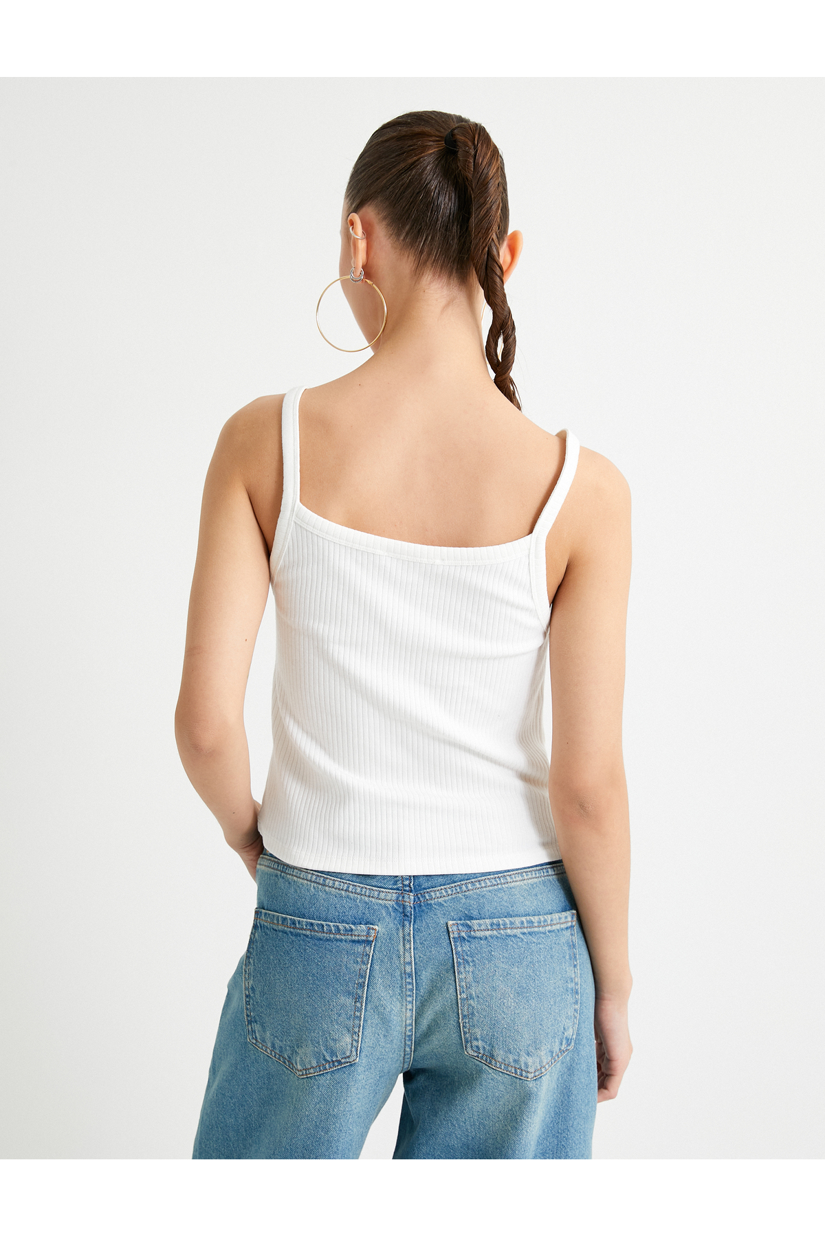 Askılı Basic Atlet Ribanalı