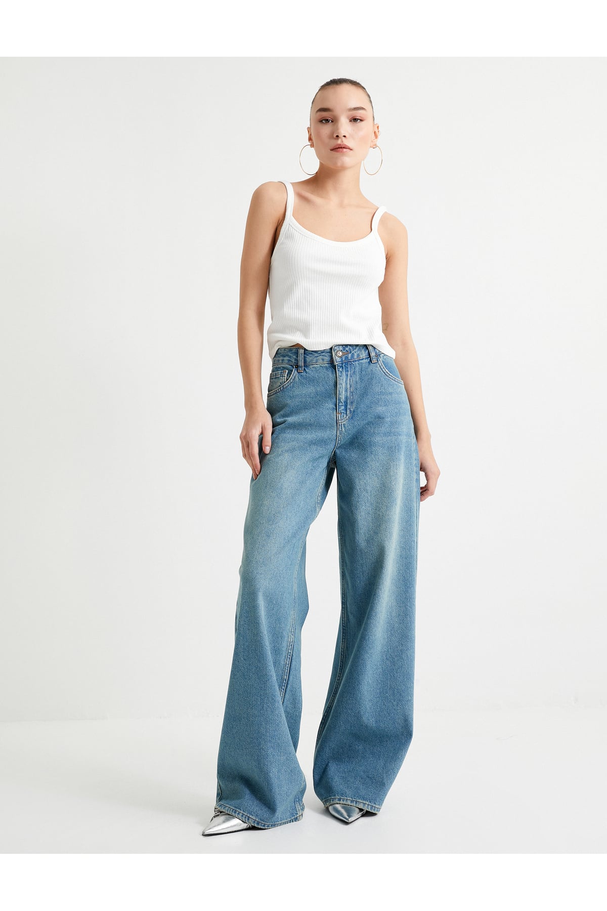 Askılı Basic Atlet Ribanalı