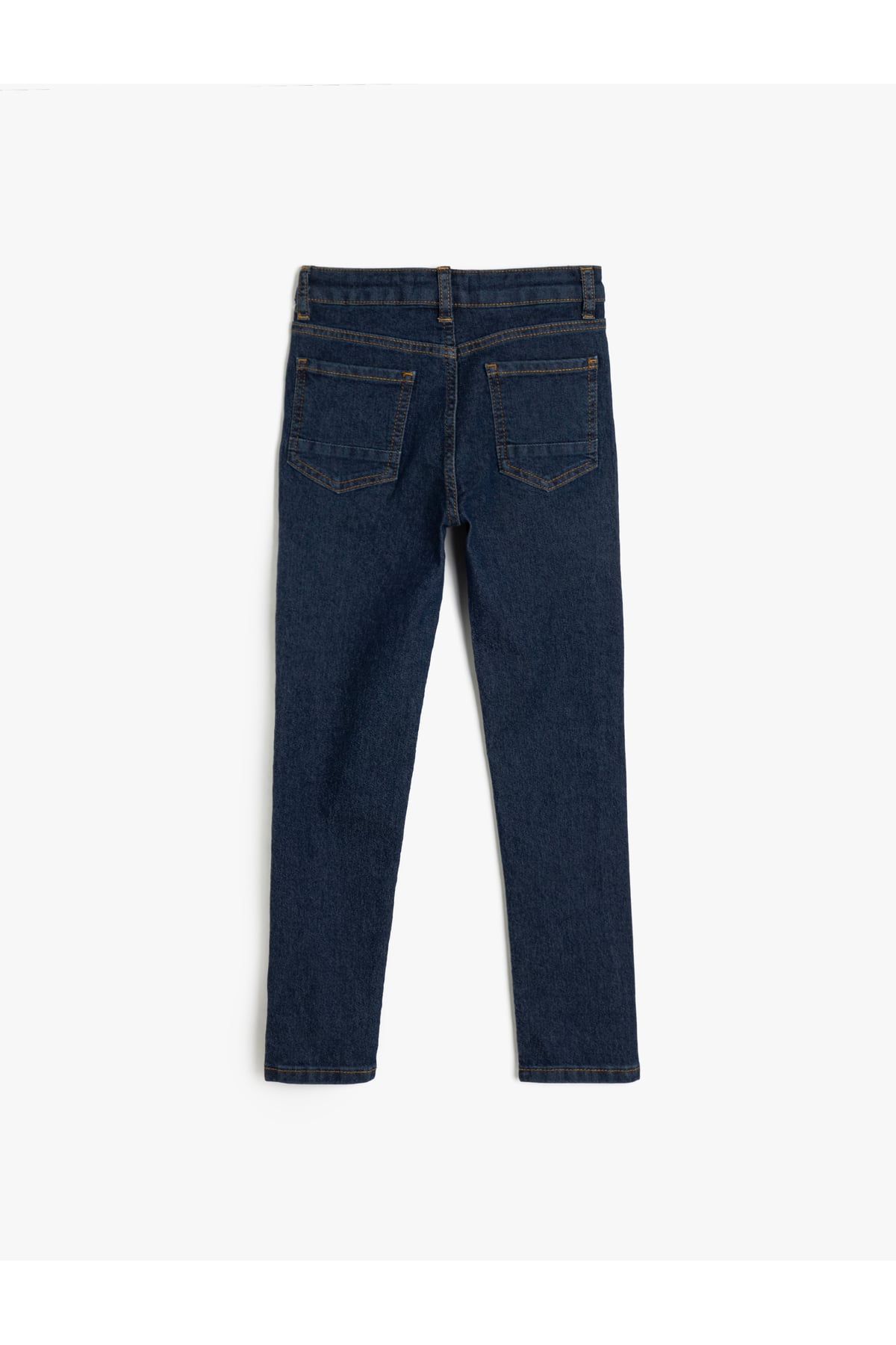 Ayarlanabilir Lastikli Pamuklu Denim Pantolon