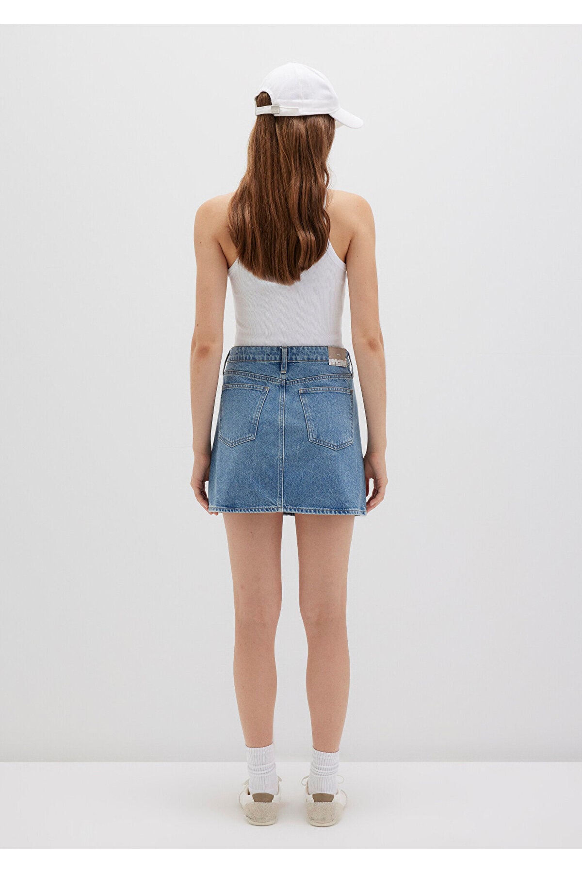 Bailey Real Blue Gölgeli Indigo Mavisi Jean Etek 1310204-87098