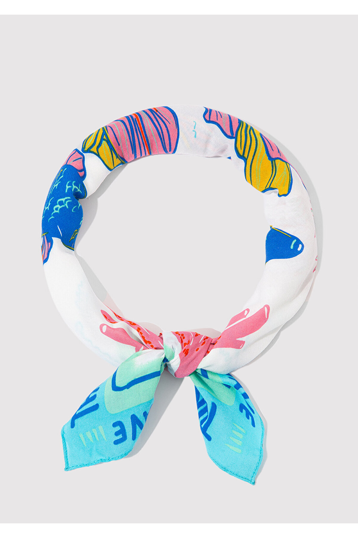 Balık Baskılı Bandana 1912243-34523