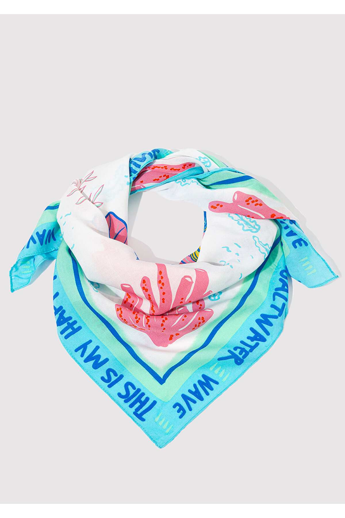 Balık Baskılı Bandana 1912243-34523