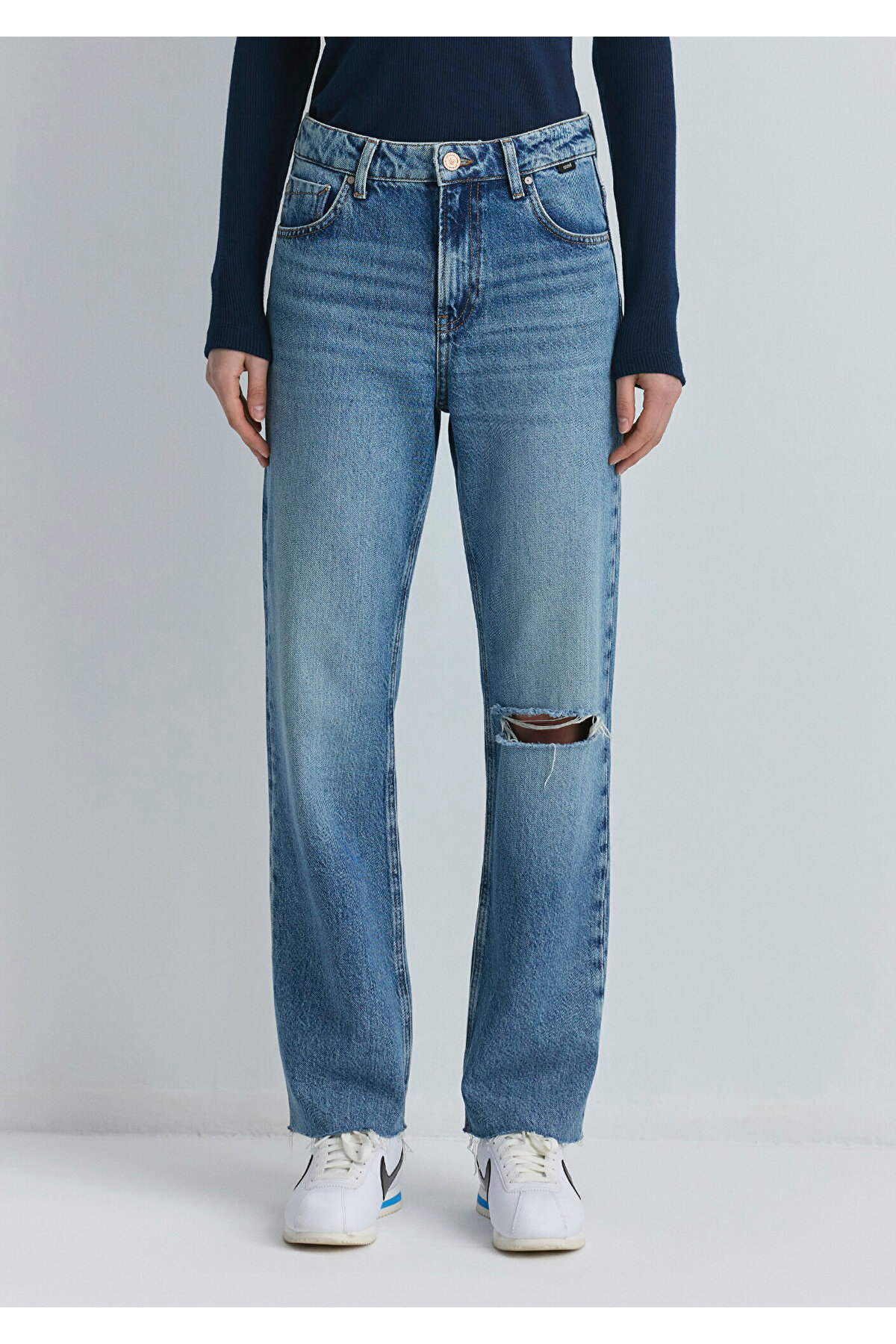 Barcelona Kolej Indigo Mavisi Jean Pantolon 101047-89197