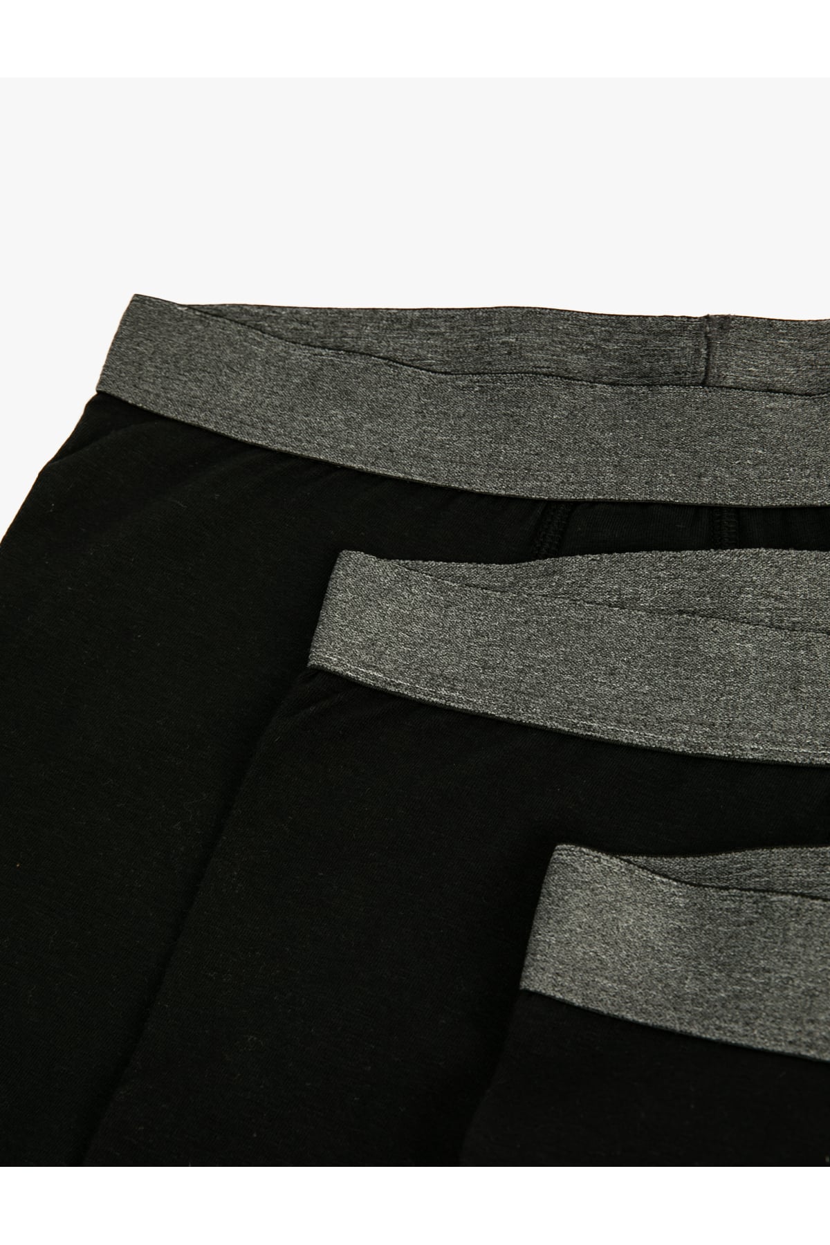 Basic 3'lü Boxer Seti Pamuklu Beli Lastikli