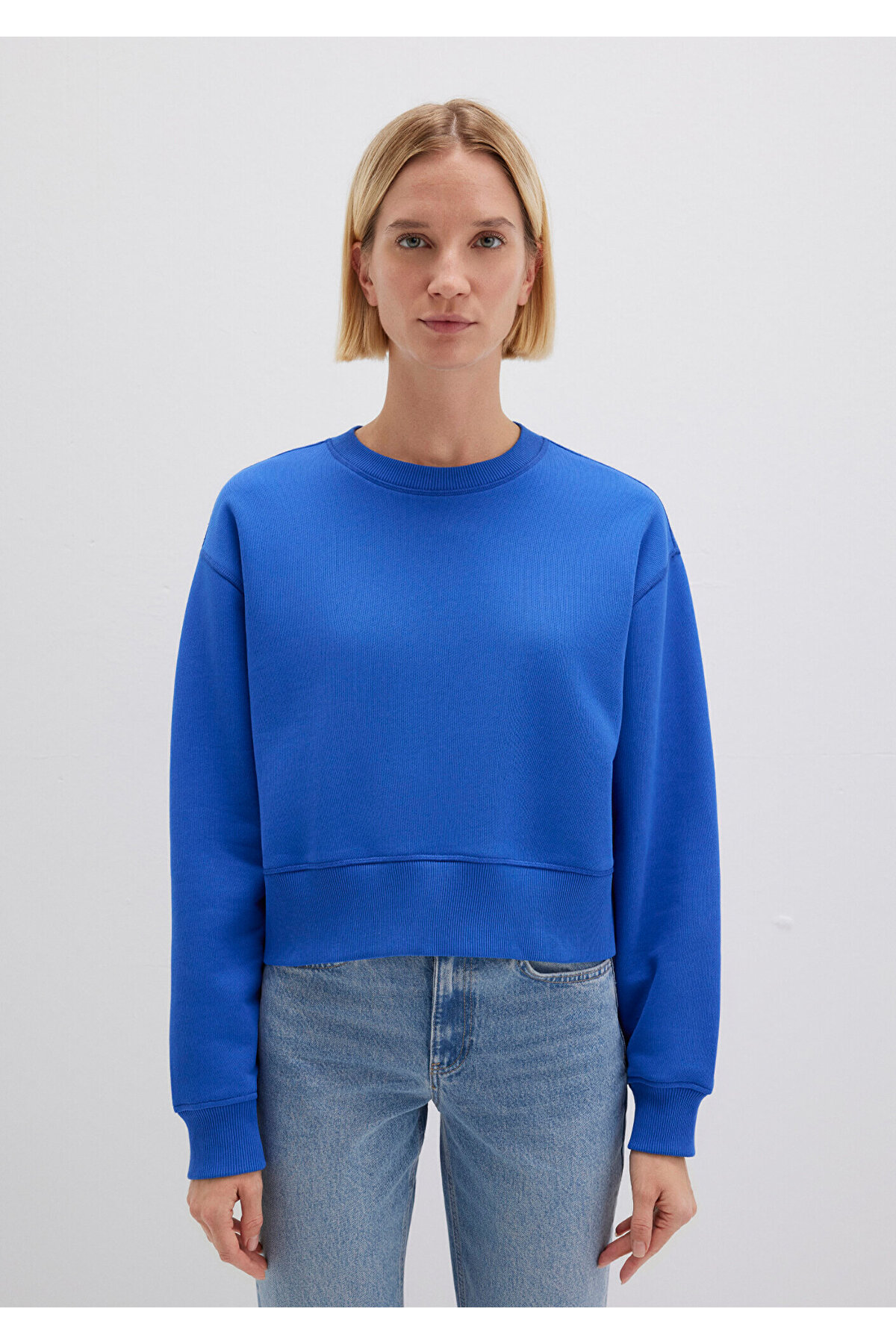 Basic Crop Sweatshirt 1S10389-70576
