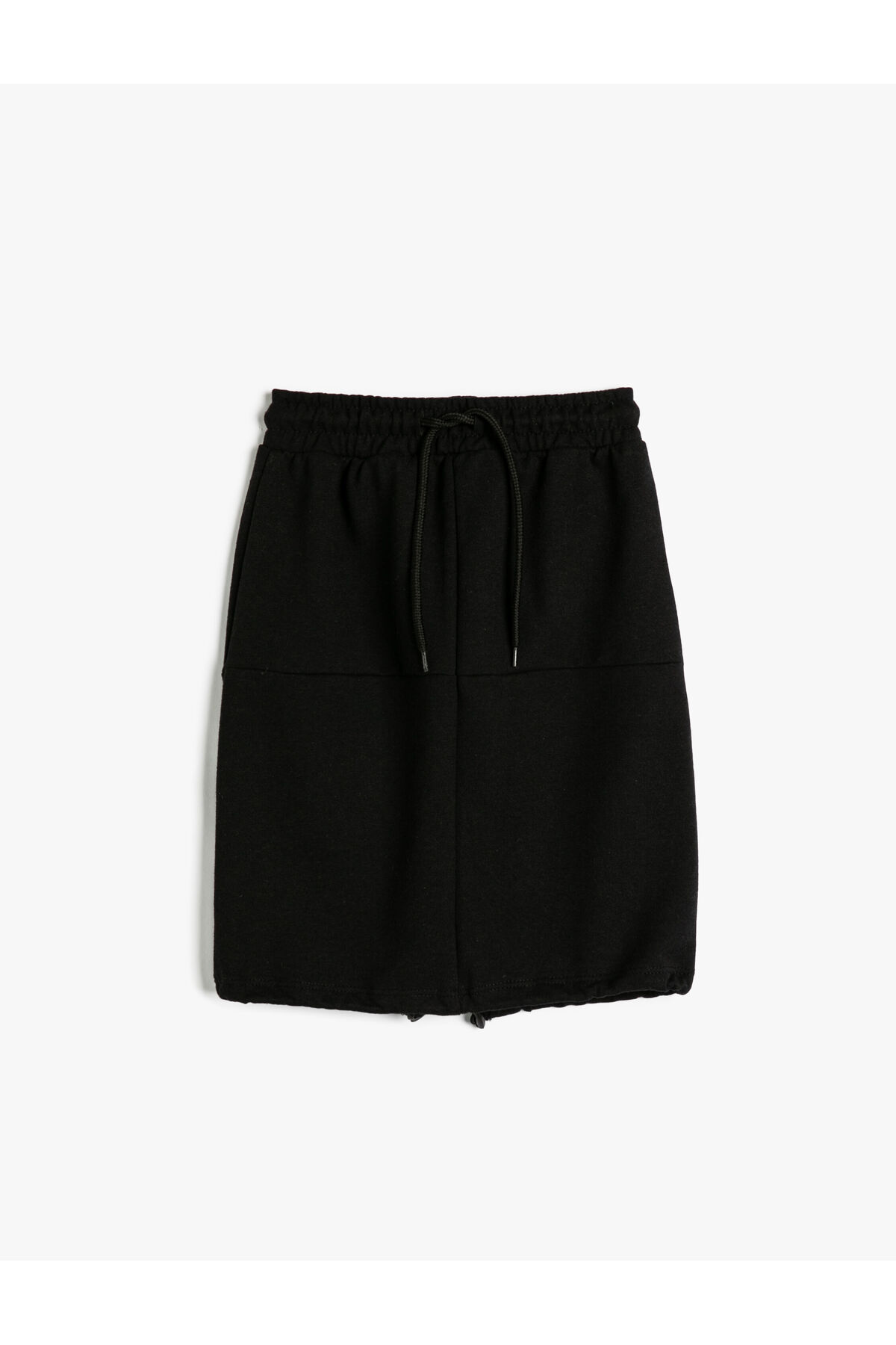 Basic Etek Beli Bağlamalı Yırtmaç Detaylı