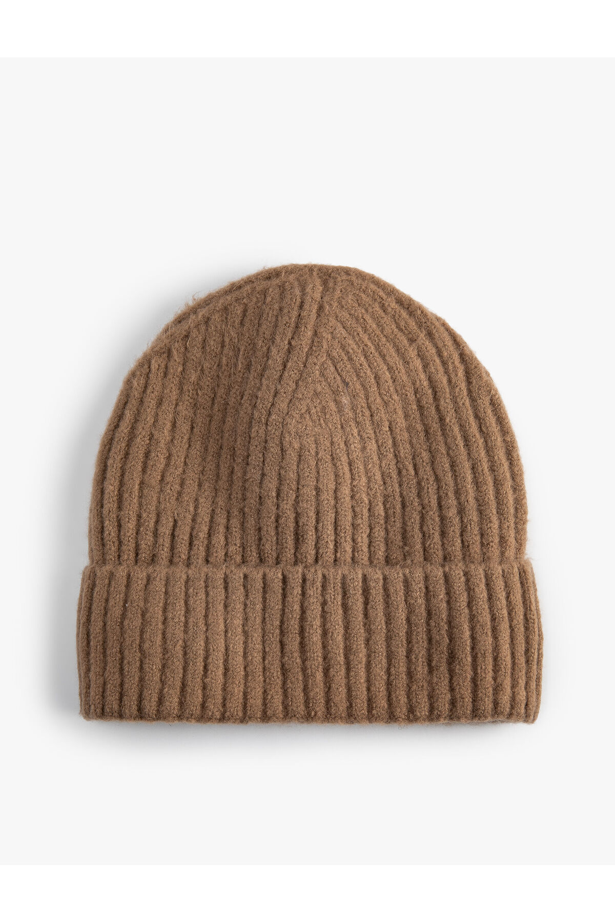 Basic Örgü Bere Katlama Detaylı Akrilik Karışımlı