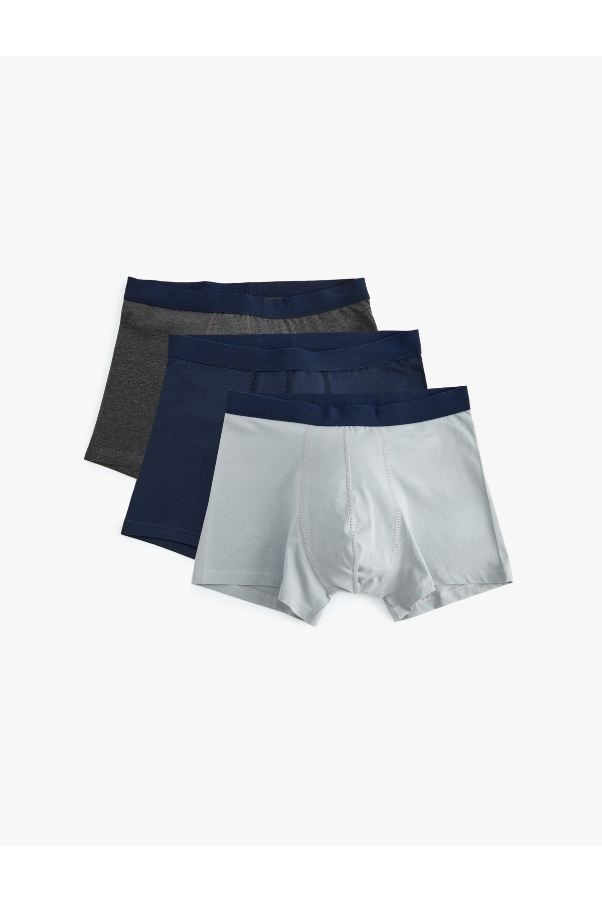 Basic Pamuklu 3'lü Boxer Seti