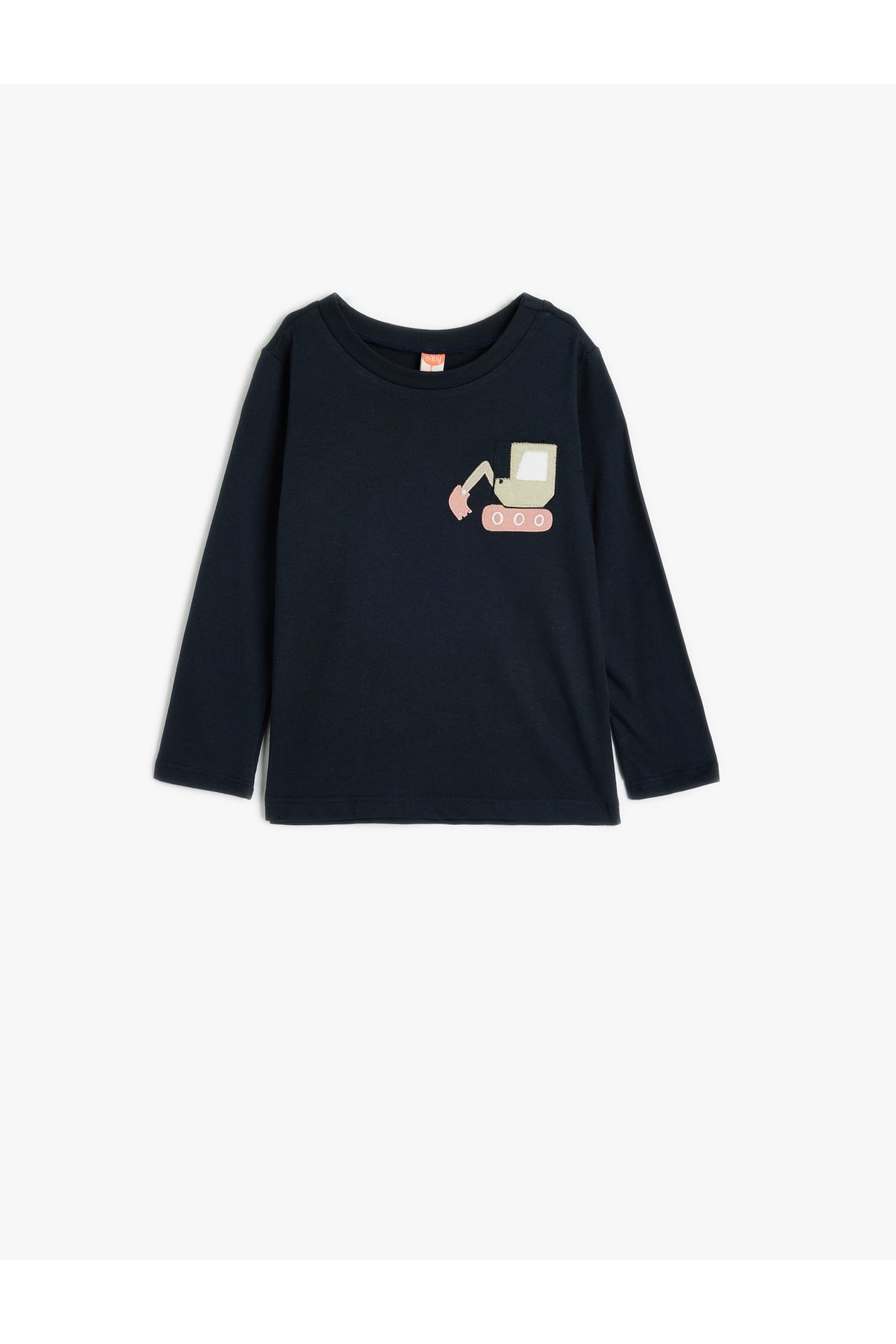 Baskılı Lacivert Erkek Çocuk T-Shirt 5WMB10192TK-A