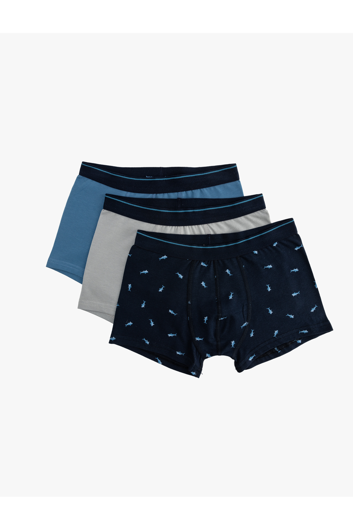Baskılı Pamuklu 3'lü Boxer Seti