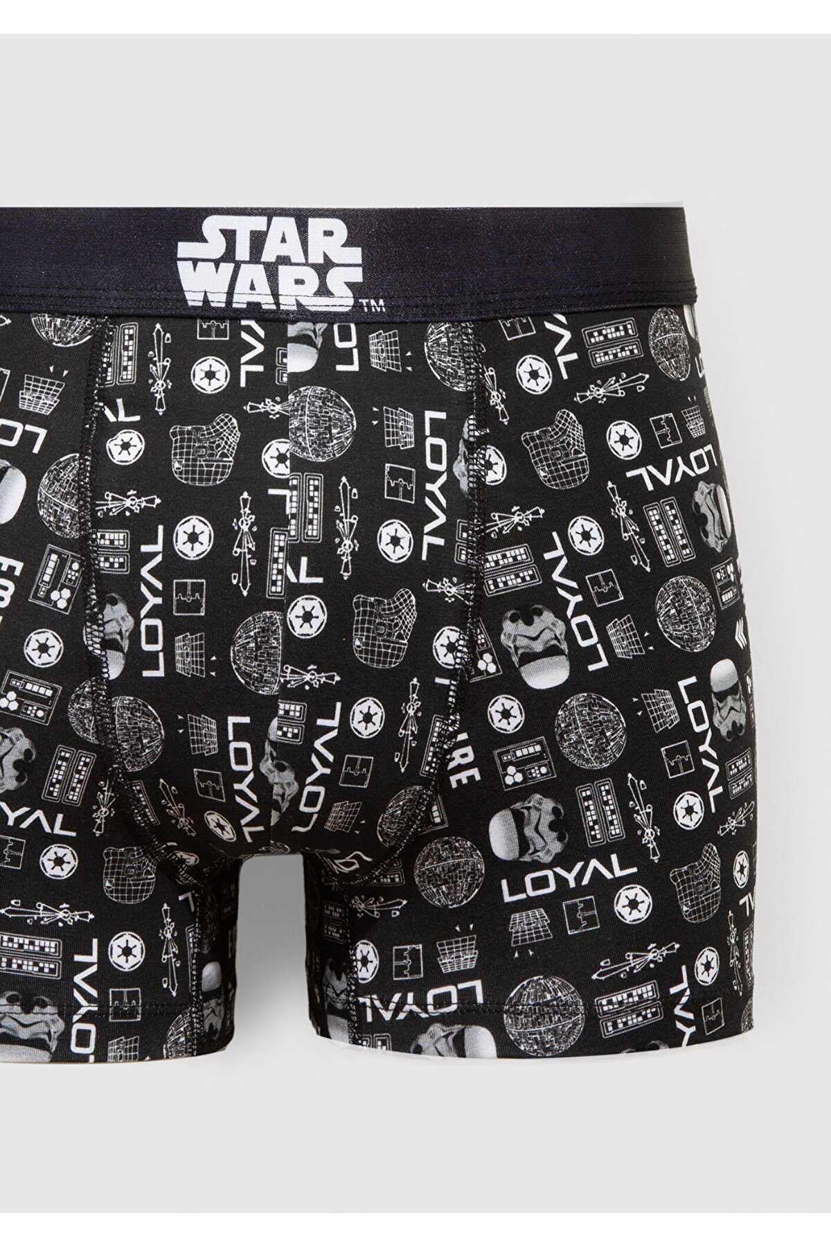 Baskılı Siyah Boxer 0912185-900