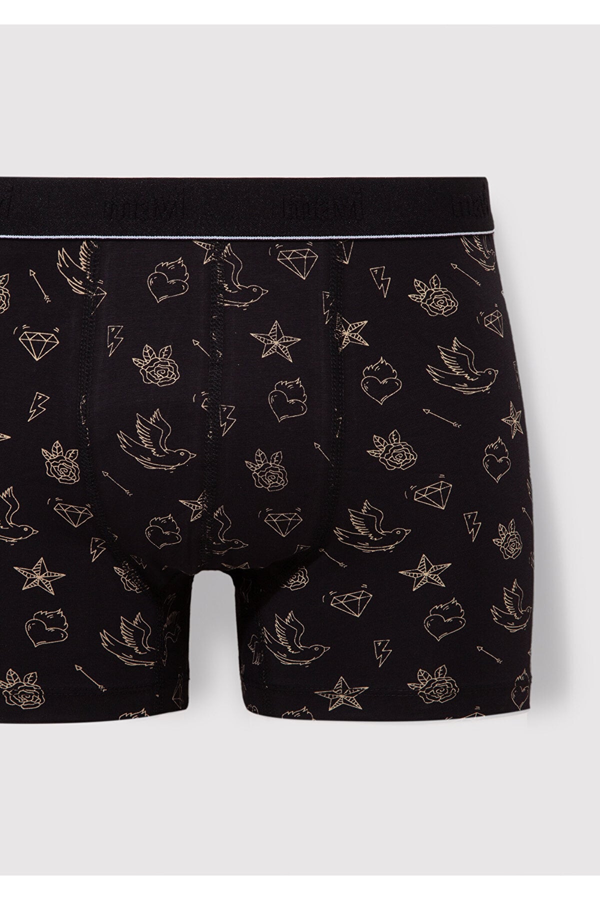 Baskılı Siyah Boxer 092449-85585