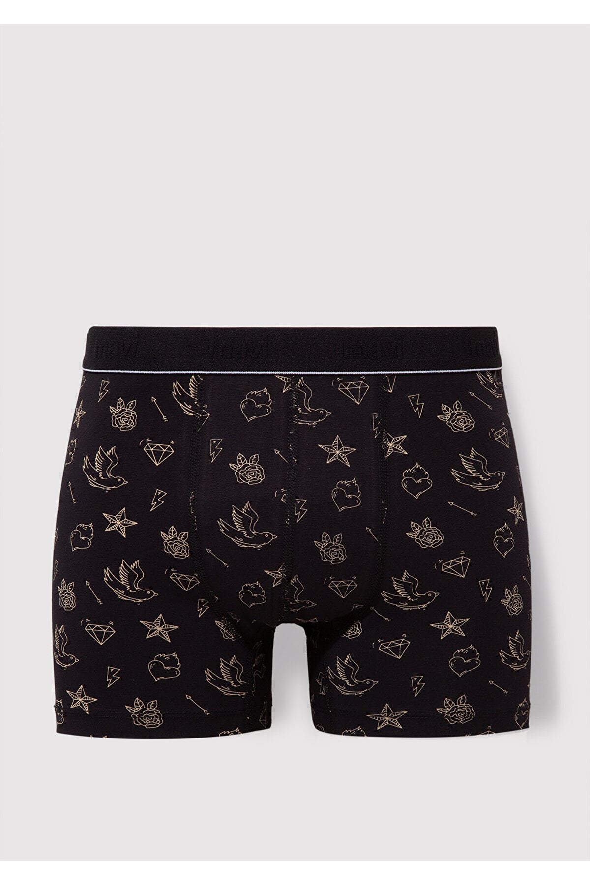 Baskılı Siyah Boxer 092449-85585