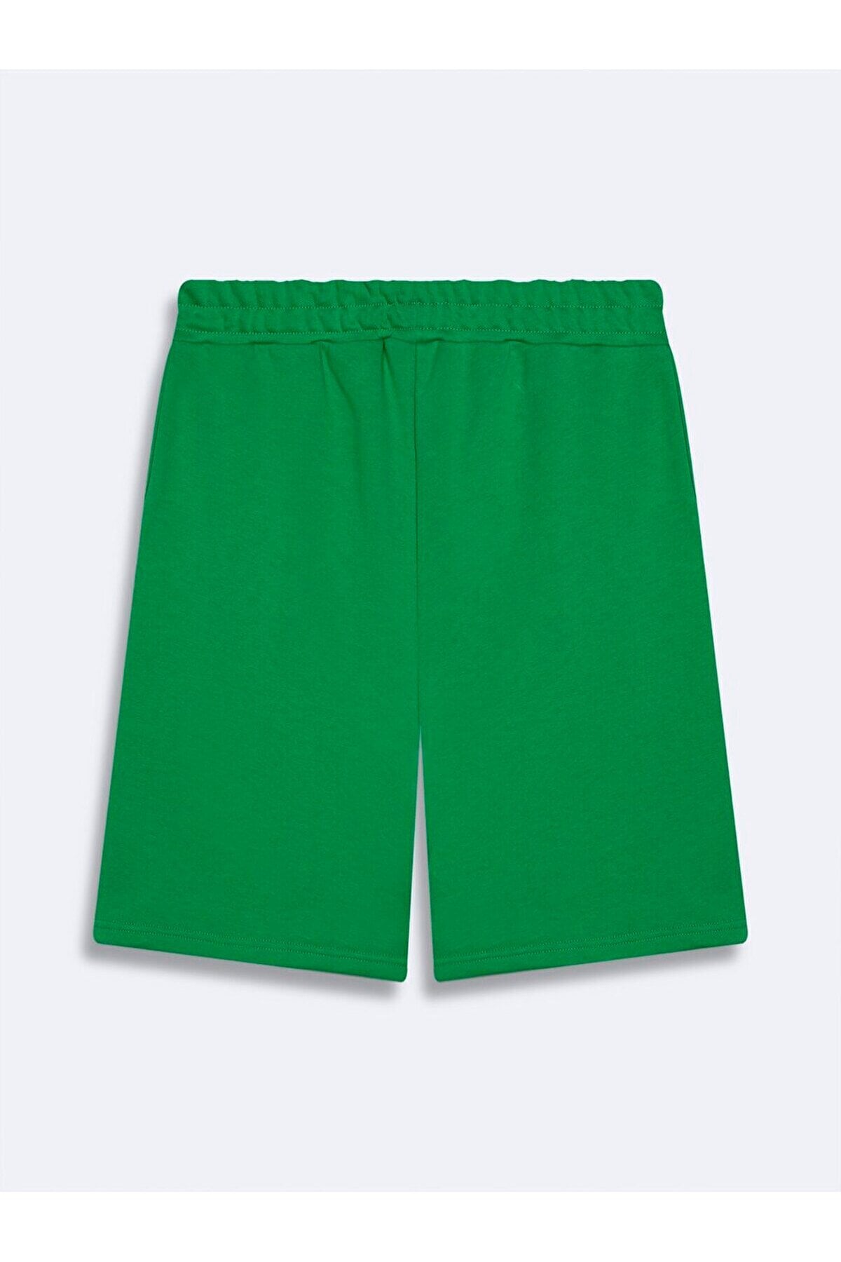 Baskılı Yeşil Şort