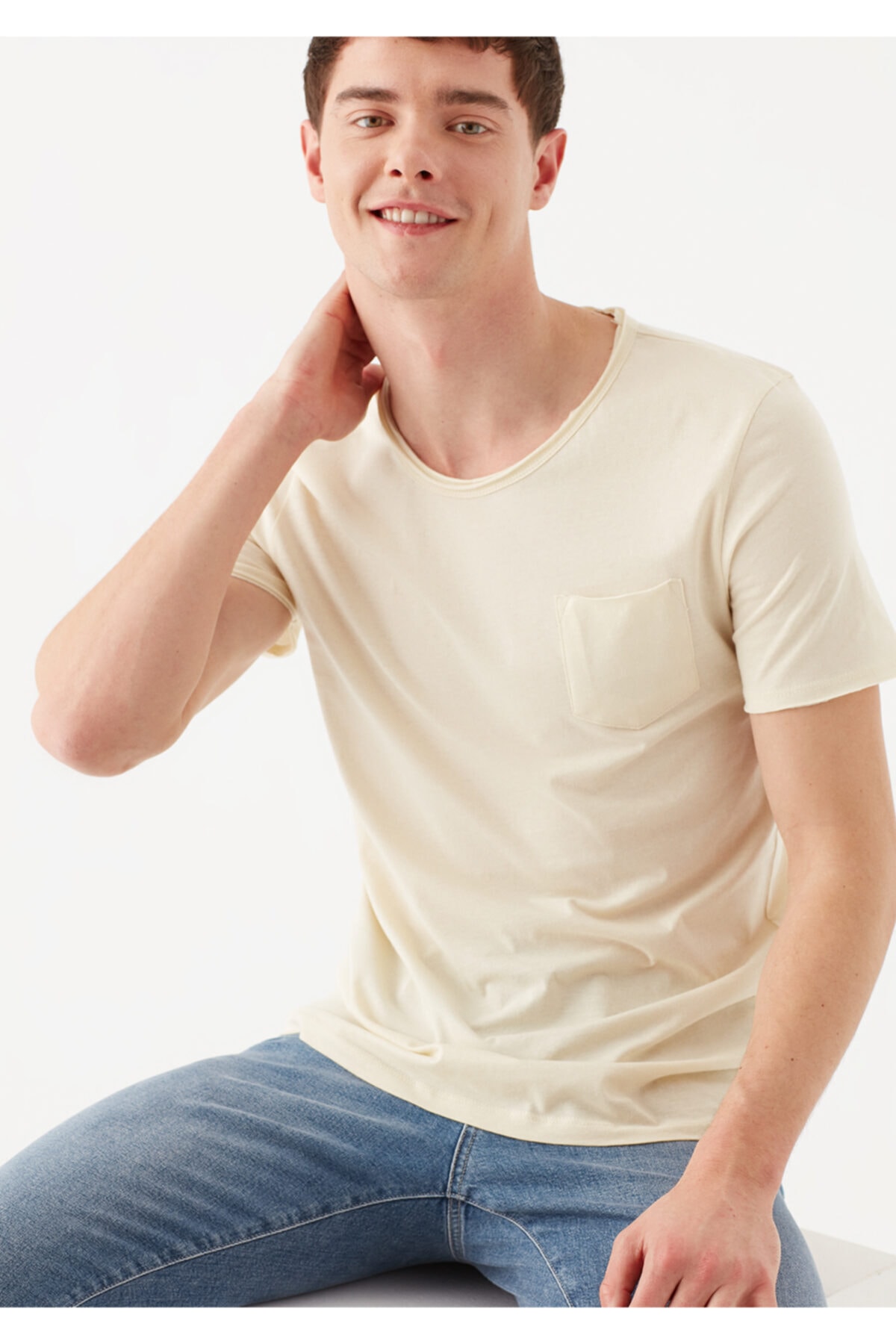 Bej Basic Tişört 062772-33517