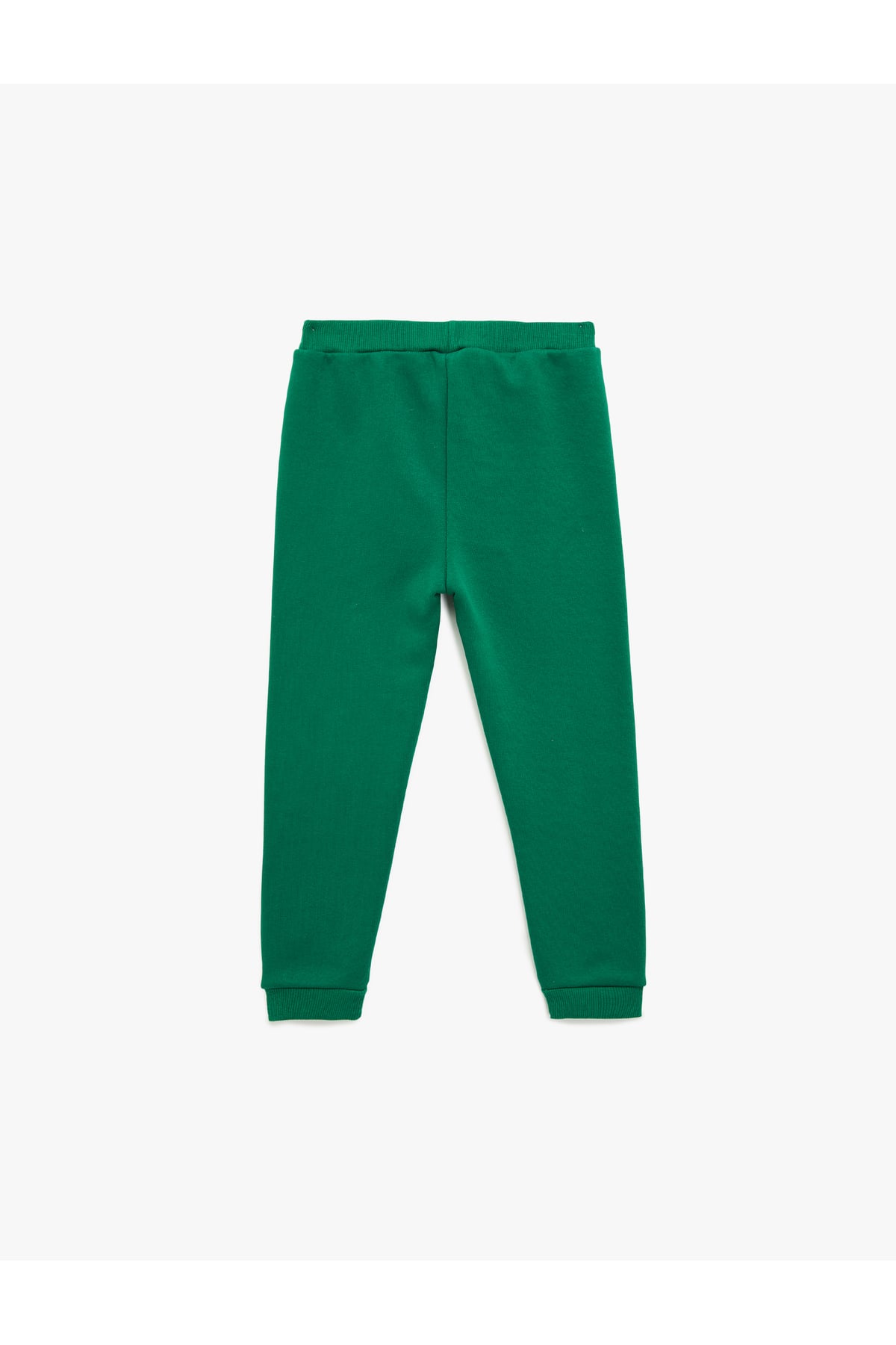 Beli Bağcıklı Baskı Detaylı Şardonlu Jogger Eşofman Altı