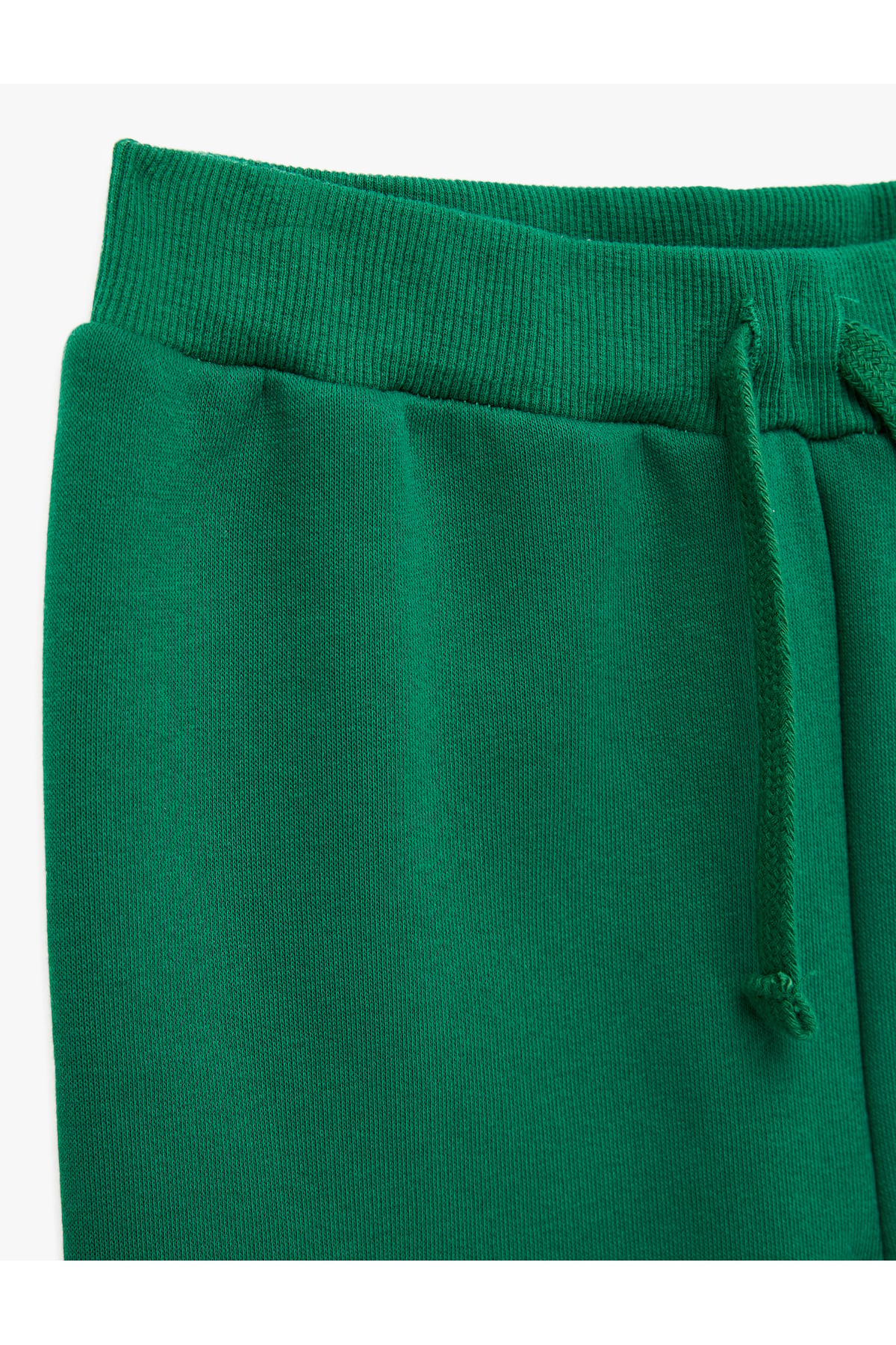 Beli Bağcıklı Baskı Detaylı Şardonlu Jogger Eşofman Altı