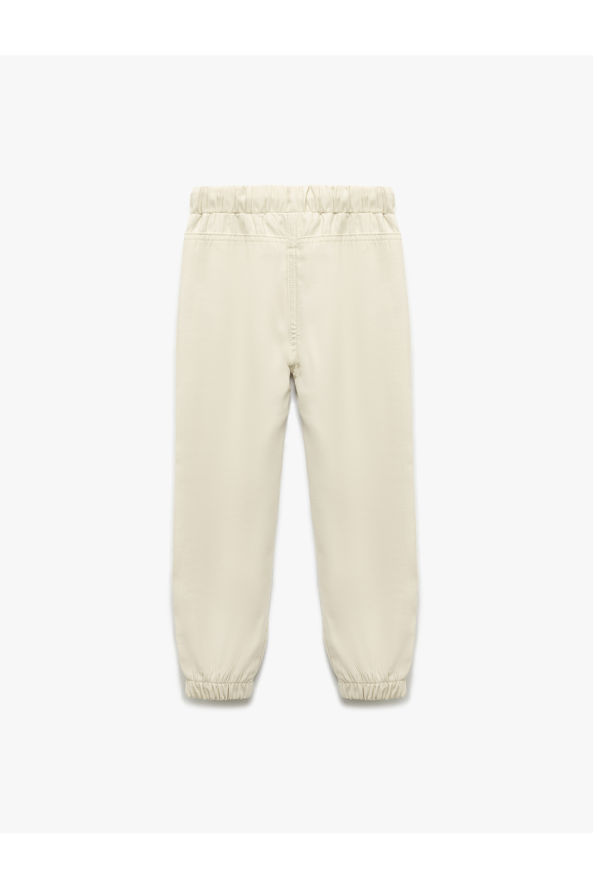 Beli Bağcıklı Cepli Basic Viskon Jogger Eşofman Altı