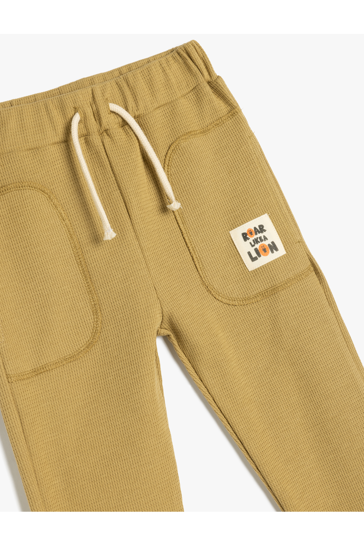 Beli Bağlamalı Pamuklu Jogger Eşofman Altı