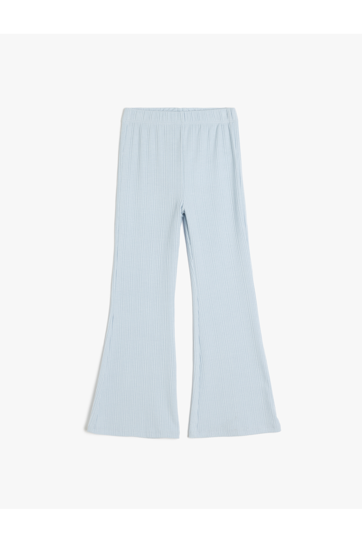 Beli Lastikli Basic İspanyol Paça Pantolon