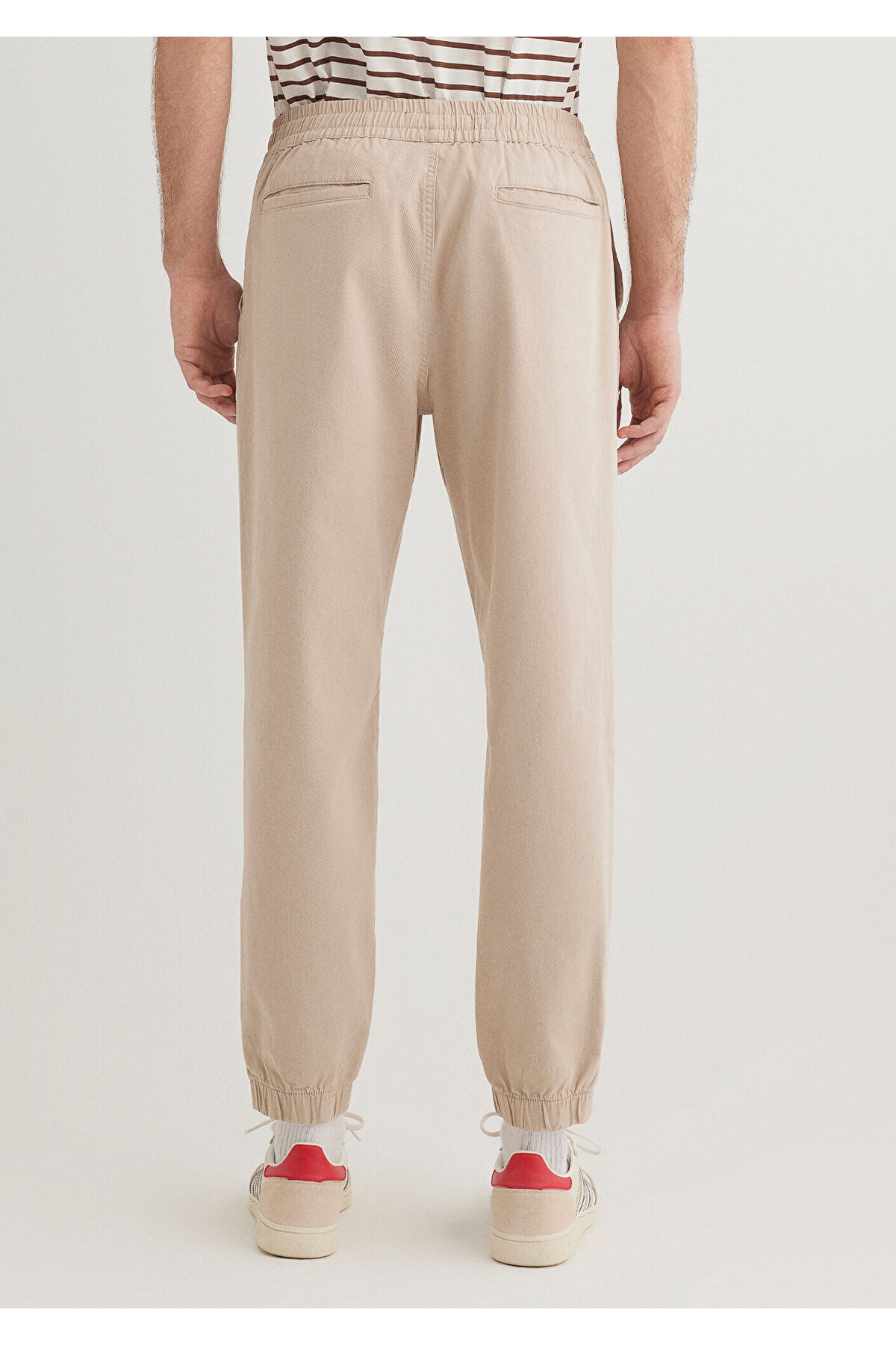 Beli Lastikli Bej Jogger Pantolon 000169-70004