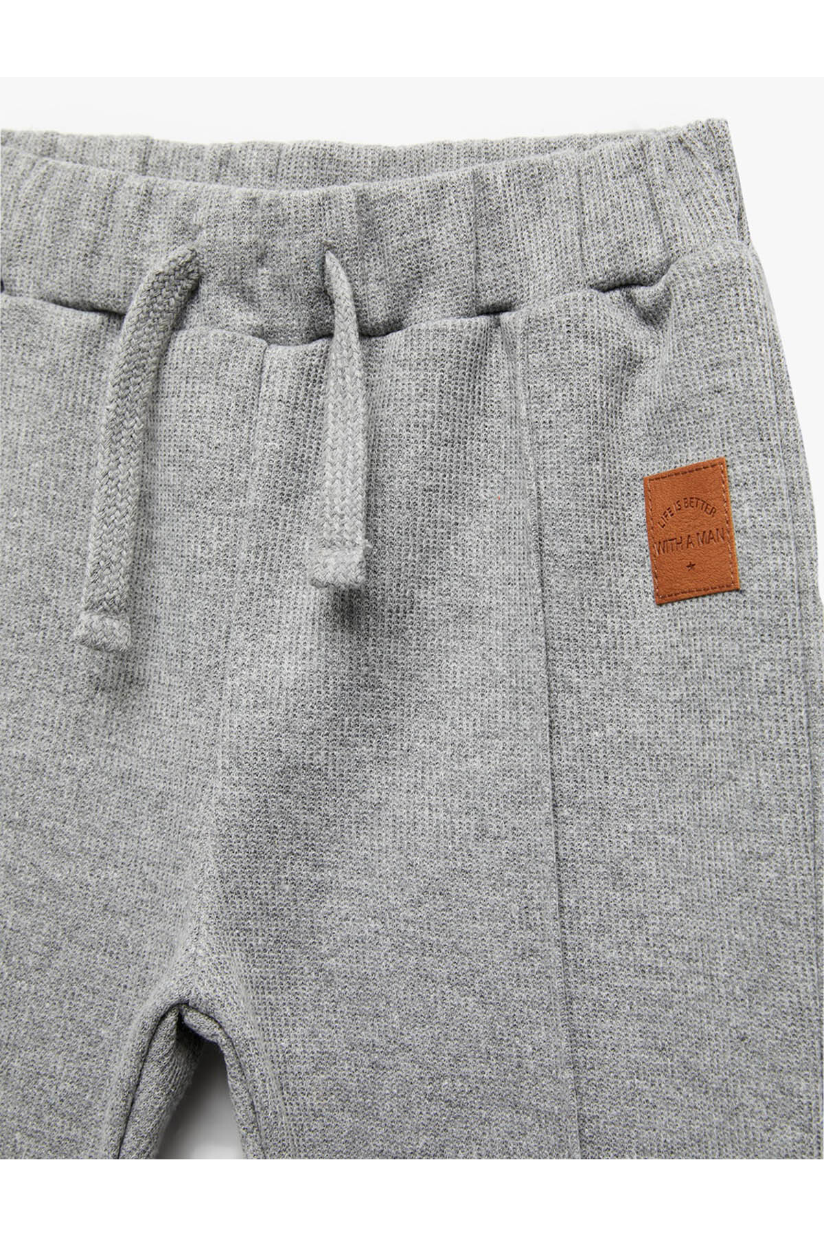 Beli lastikli Cepli Basic Jogger Eşofman Altı