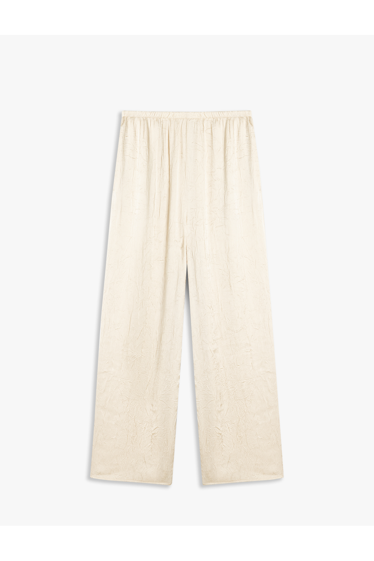 Beli Lastikli Cepli Bol Paça Yüksek Bel Pantolon