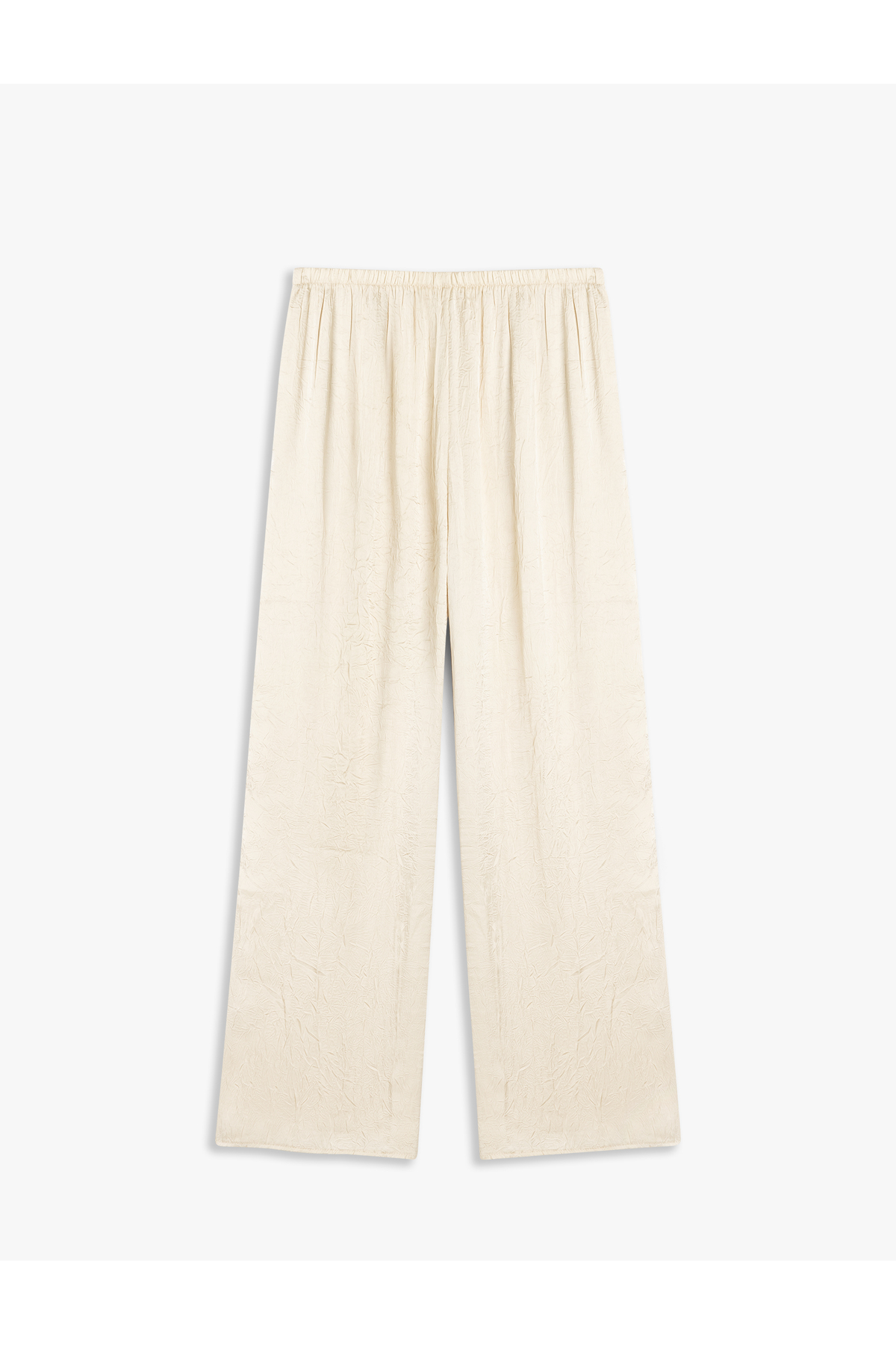 Beli Lastikli Cepli Bol Paça Yüksek Bel Pantolon
