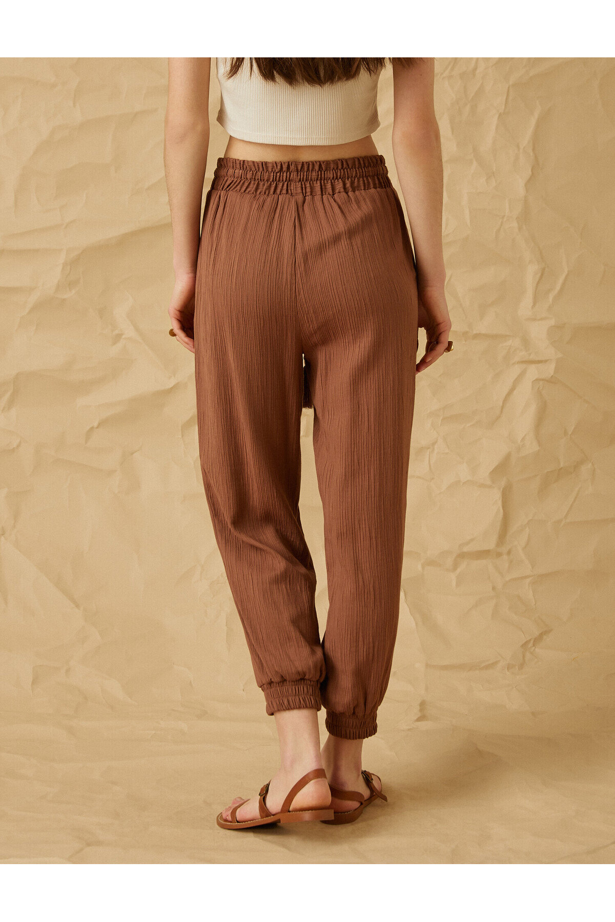 Beli Lastikli Jogger Pantolon