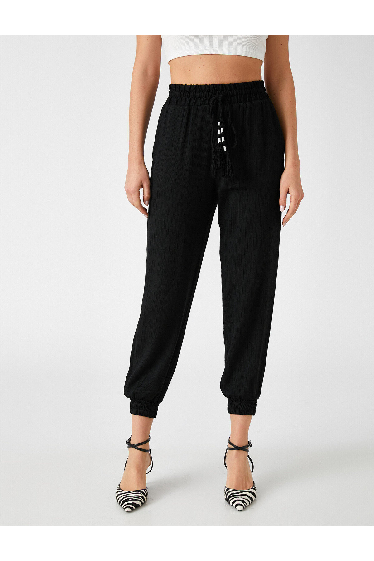 Beli Lastikli Jogger Pantolon